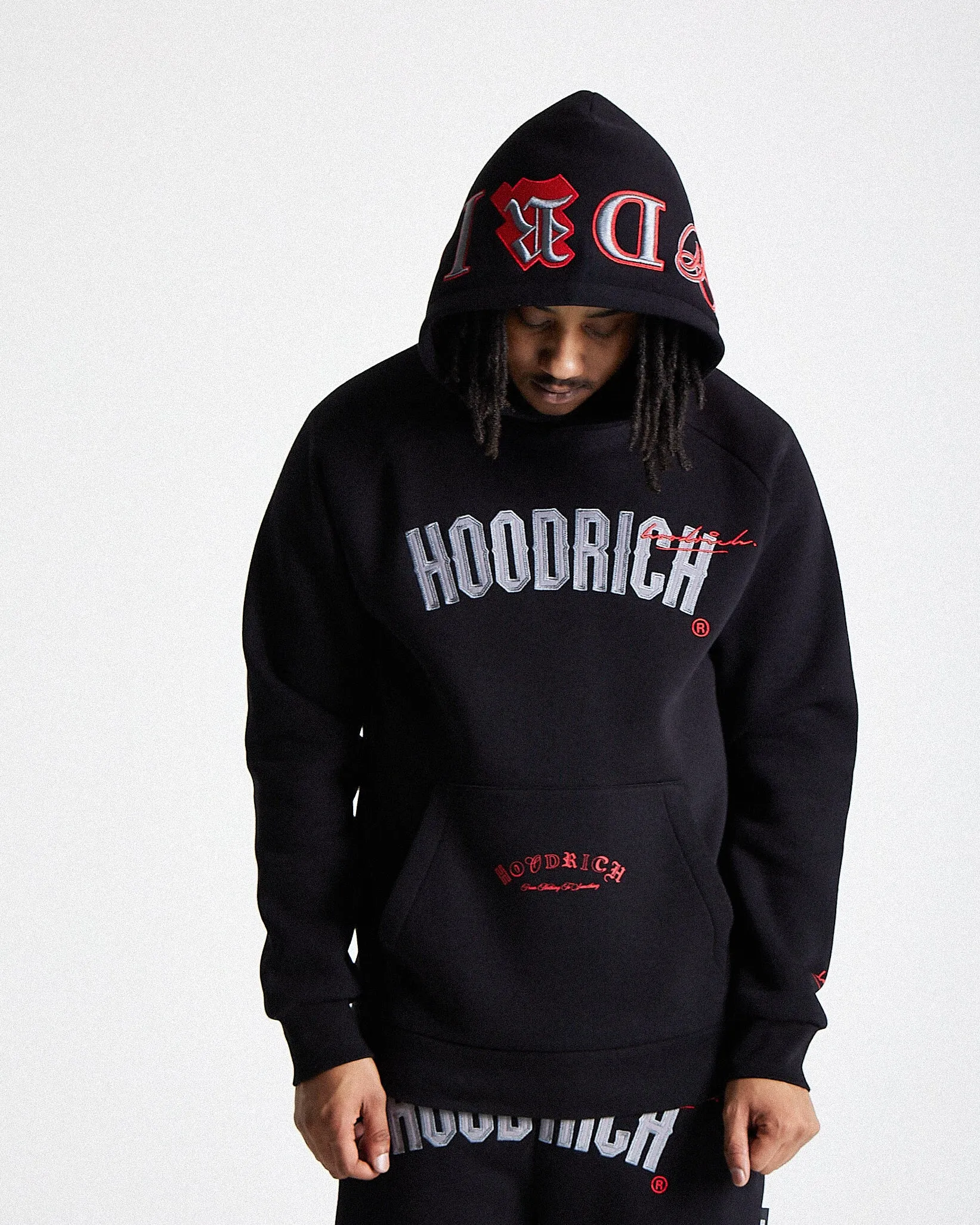 Stature Hoodie - Black/Grey/Red sold by Hoodrich product image thumbnail 3