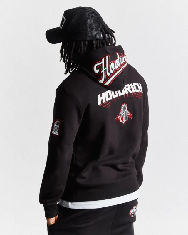 Stadium Hoodie - Black/White/Red sold by Hoodrich