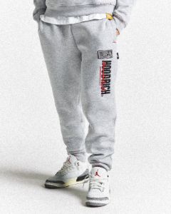 OG Blend V2 Joggers - Heather Grey/Black/Red sold by Hoodrich