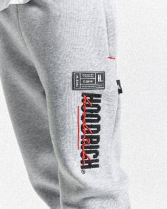 OG Blend V2 Joggers - Heather Grey/Black/Red sold by Hoodrich