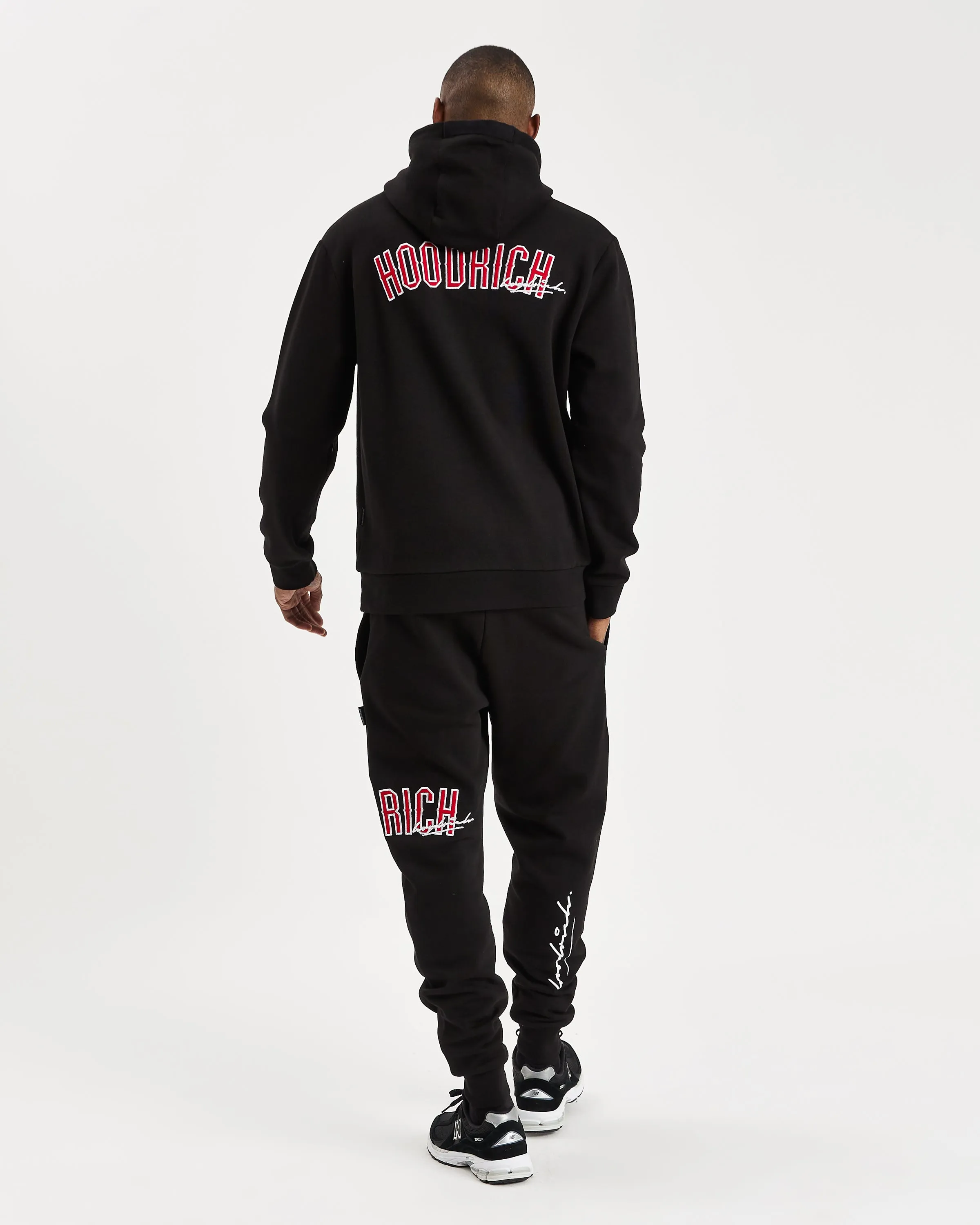 OG Stack Joggers - Black/White/Red sold by Hoodrich product image thumbnail 4