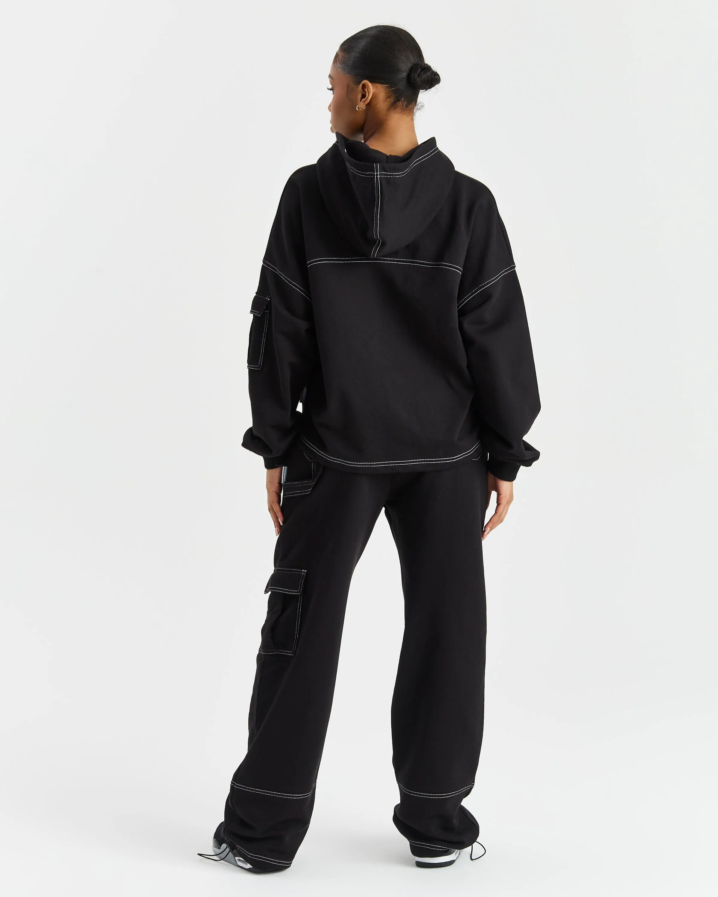 Adorn Full Zip Hoodie - Black sold by Hoodrich product image thumbnail 4