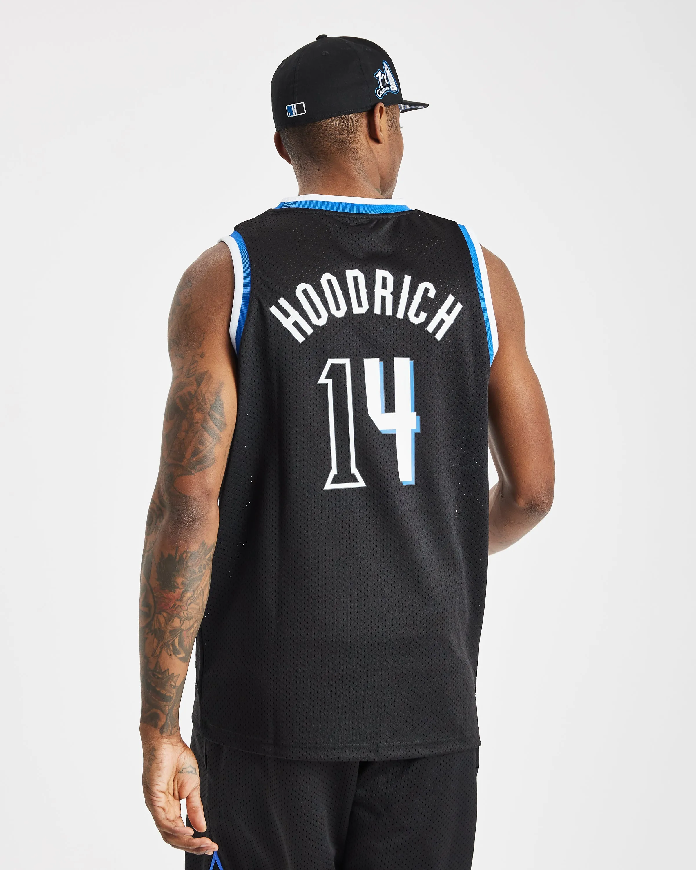 Stadium Basketball Vest - Black/White/Blue sold by Hoodrich product image thumbnail 2