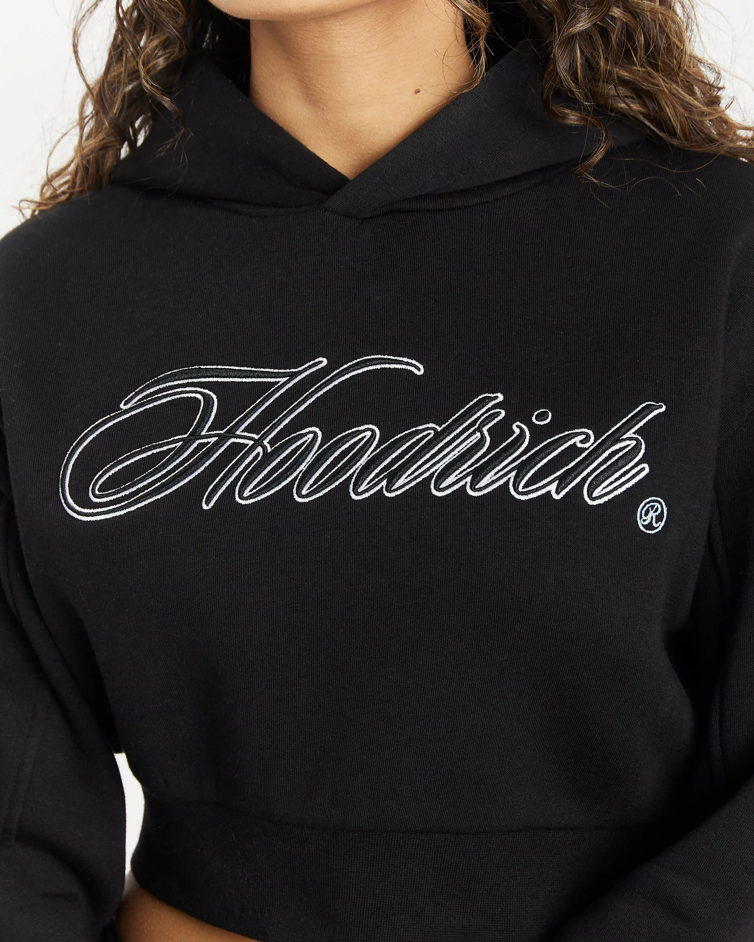 Fortify Cropped Hoodie - Black/White/Blue sold by Hoodrich product image thumbnail 5