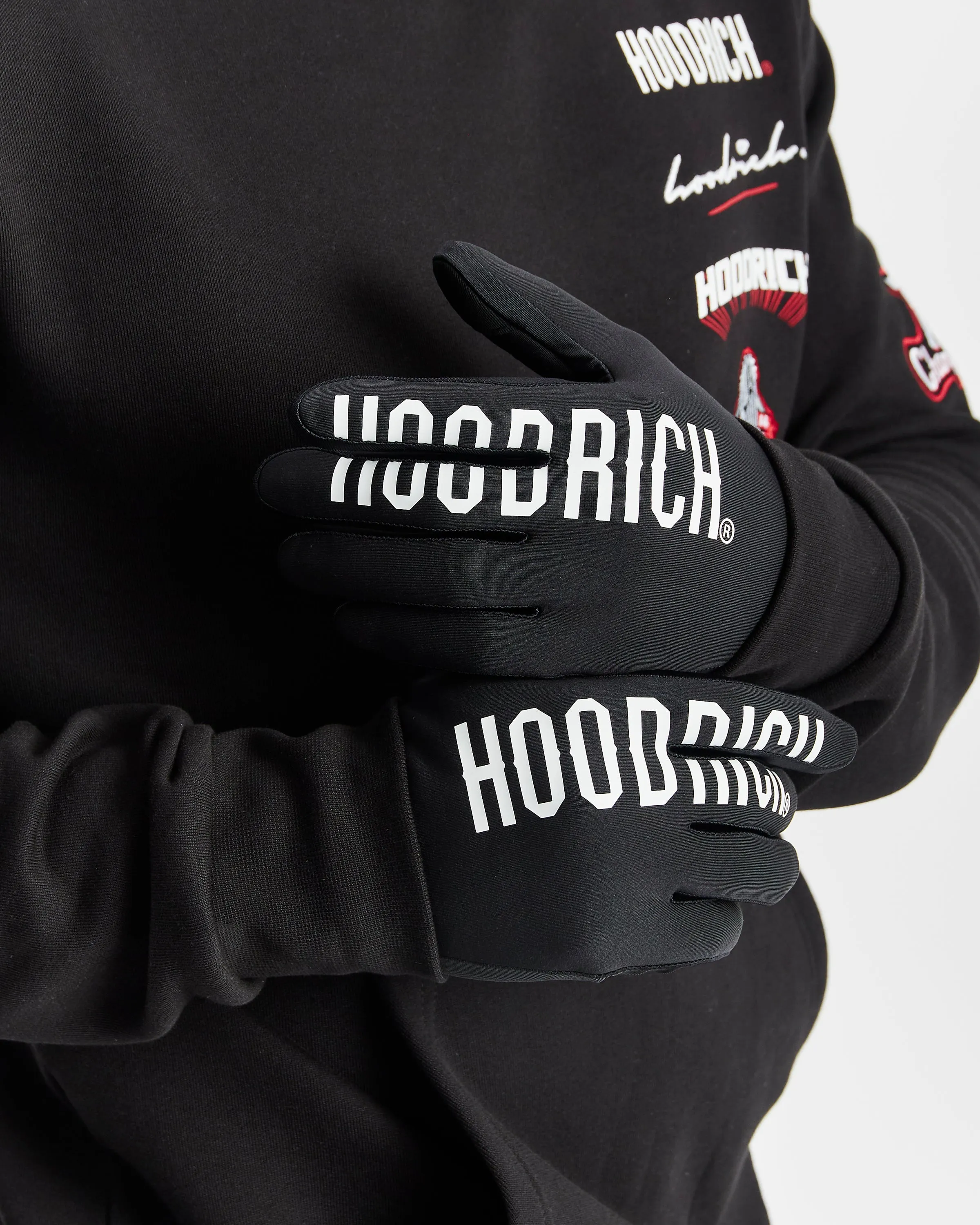 Target Gloves - Black/White sold by Hoodrich product image thumbnail 4