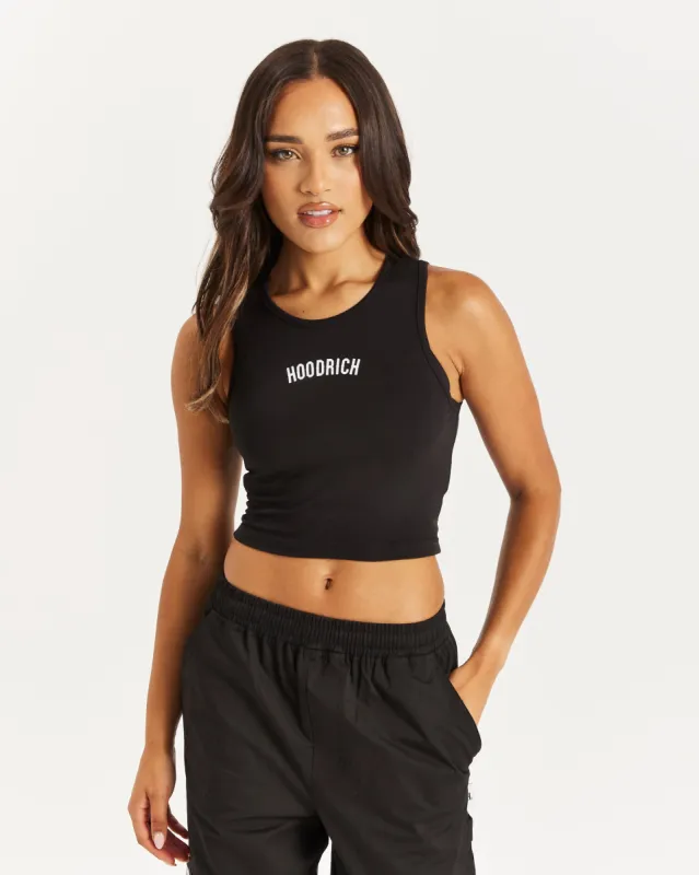 OG Core Cropped Tank Top - Black/White made by Hoodrich