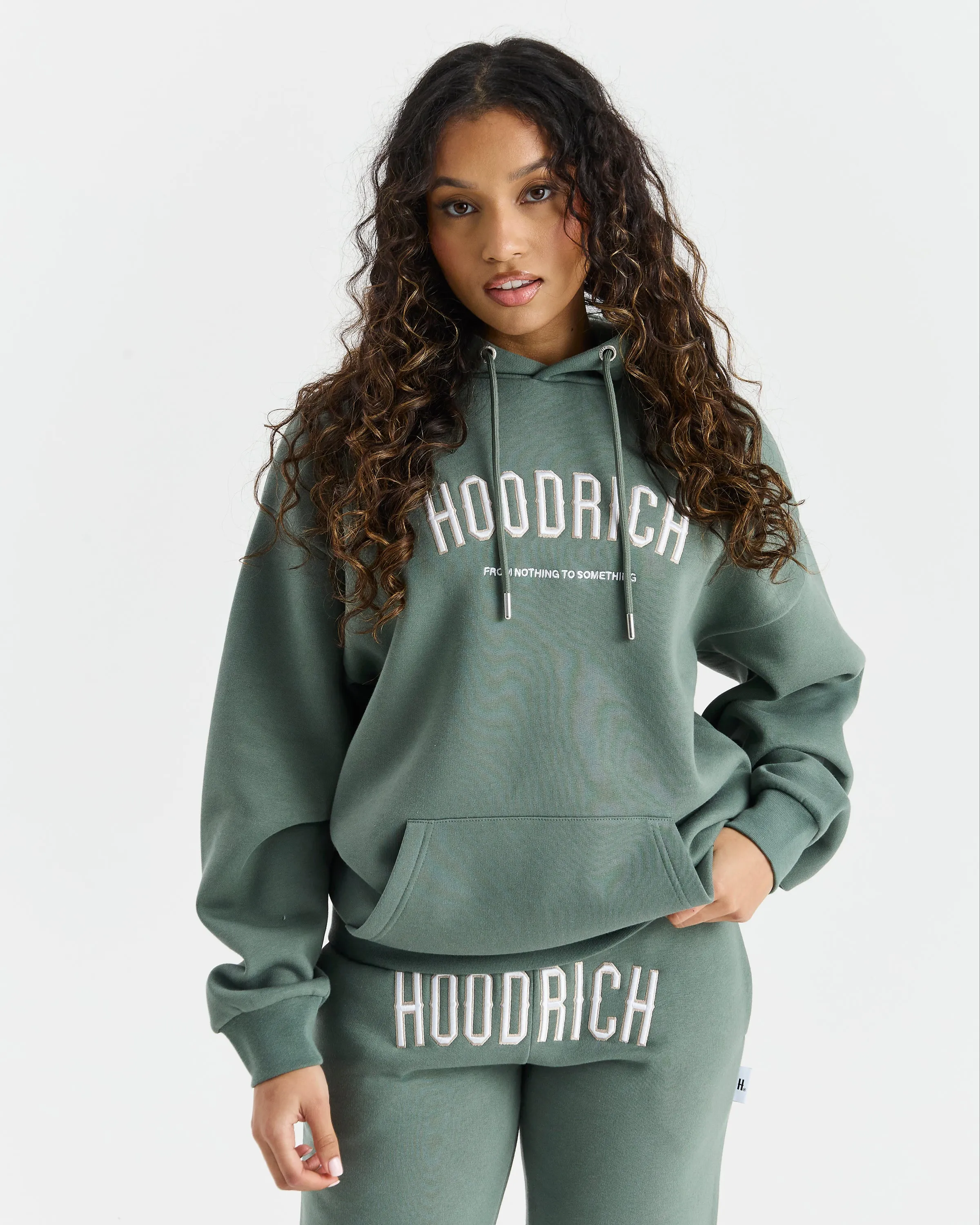 Breeze Hoodie - Green/Beige sold by Hoodrich