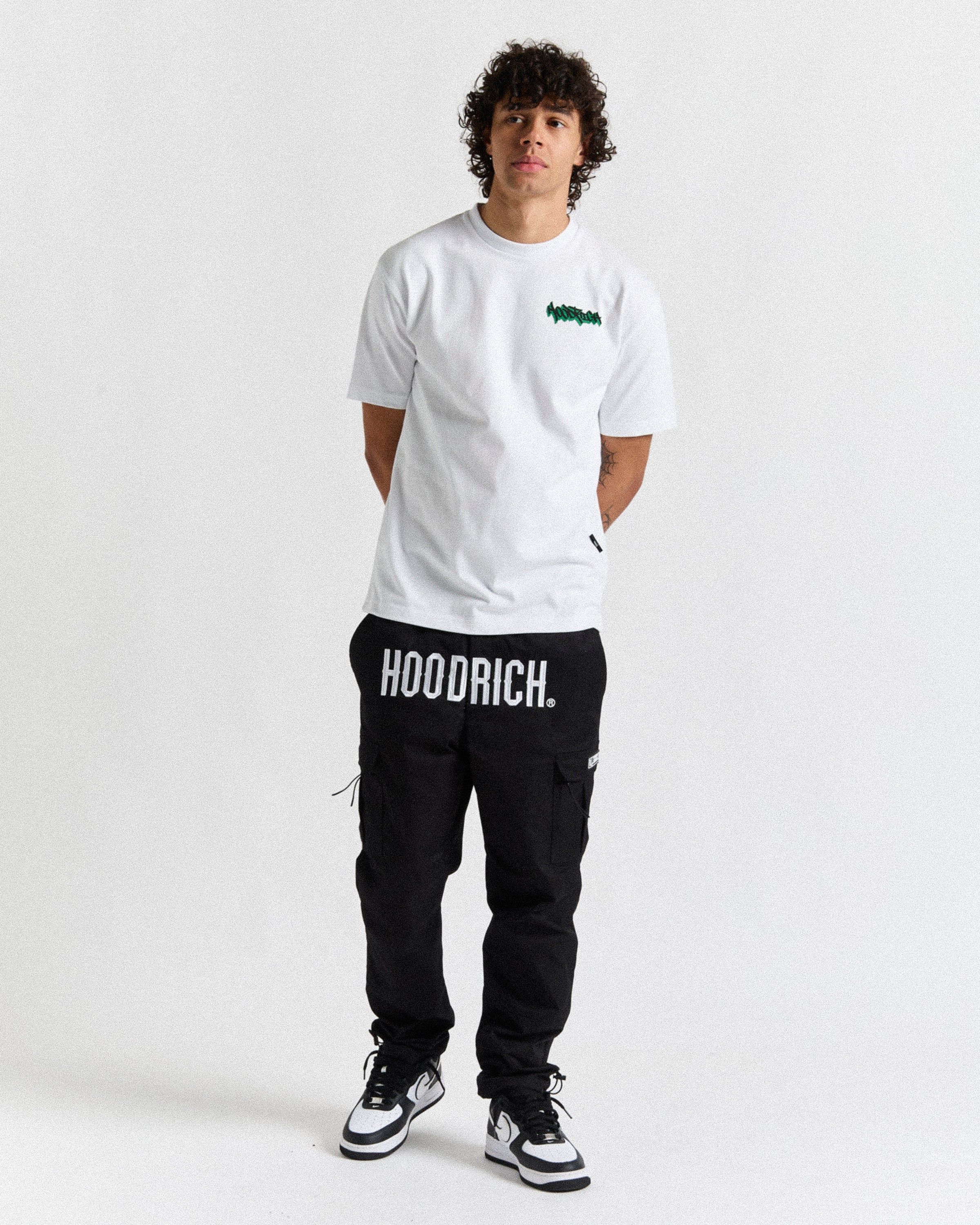 Graffiti Tag T-Shirt - White/Green/Black sold by Hoodrich product image thumbnail 5