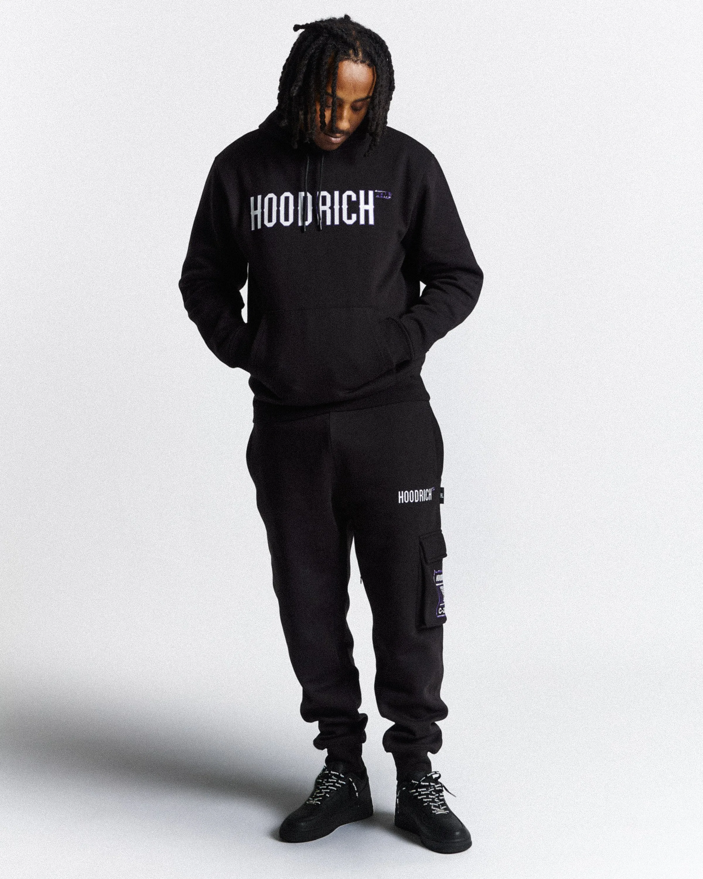 Akira Tracksuit Set - Black/White/Purple sold by Hoodrich product image thumbnail 2