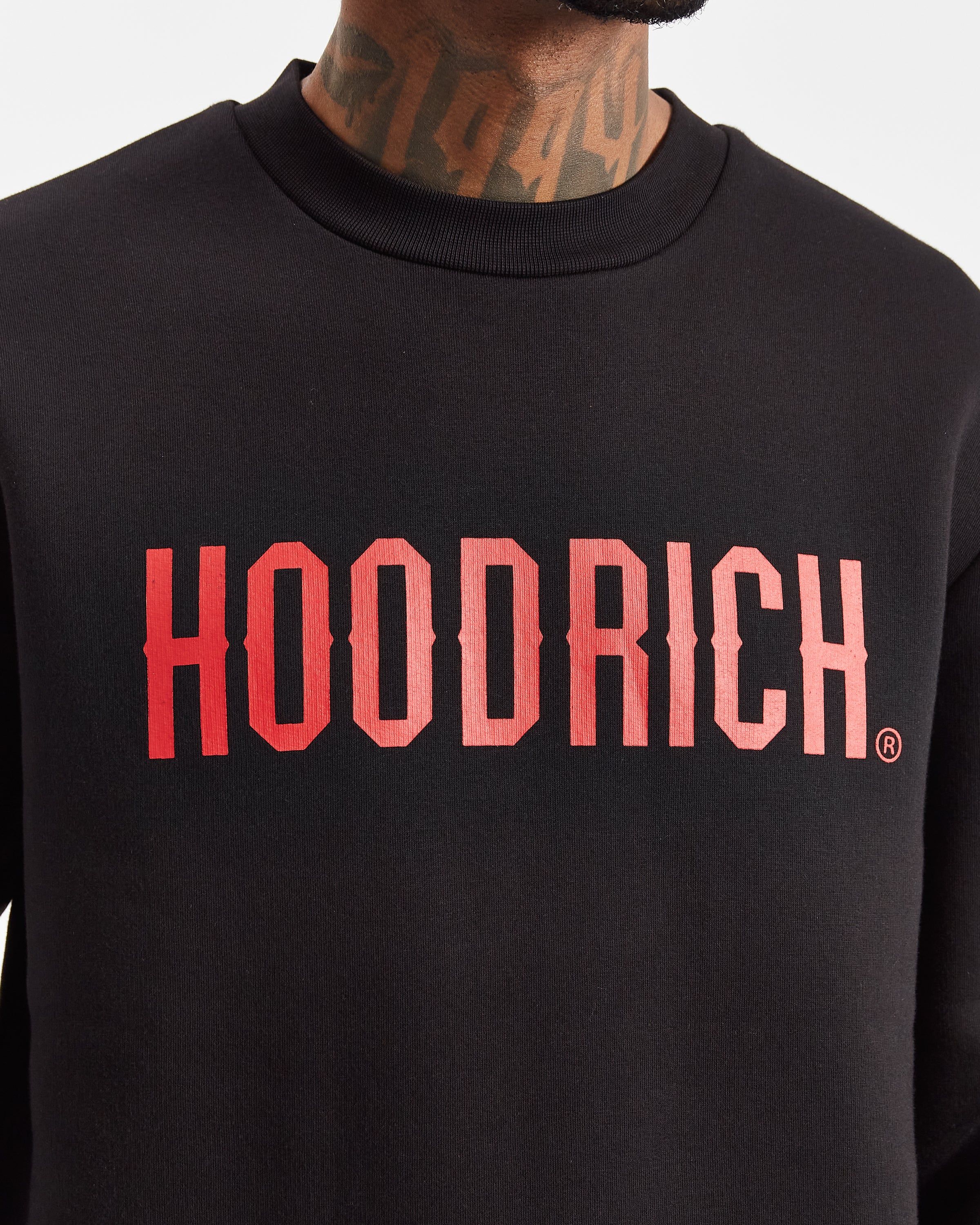 OG Core Sweatshirt - Black/Red sold by Hoodrich product image thumbnail 5