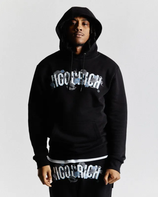 Motif Hoodie - Navy/White/Blue | Parallel