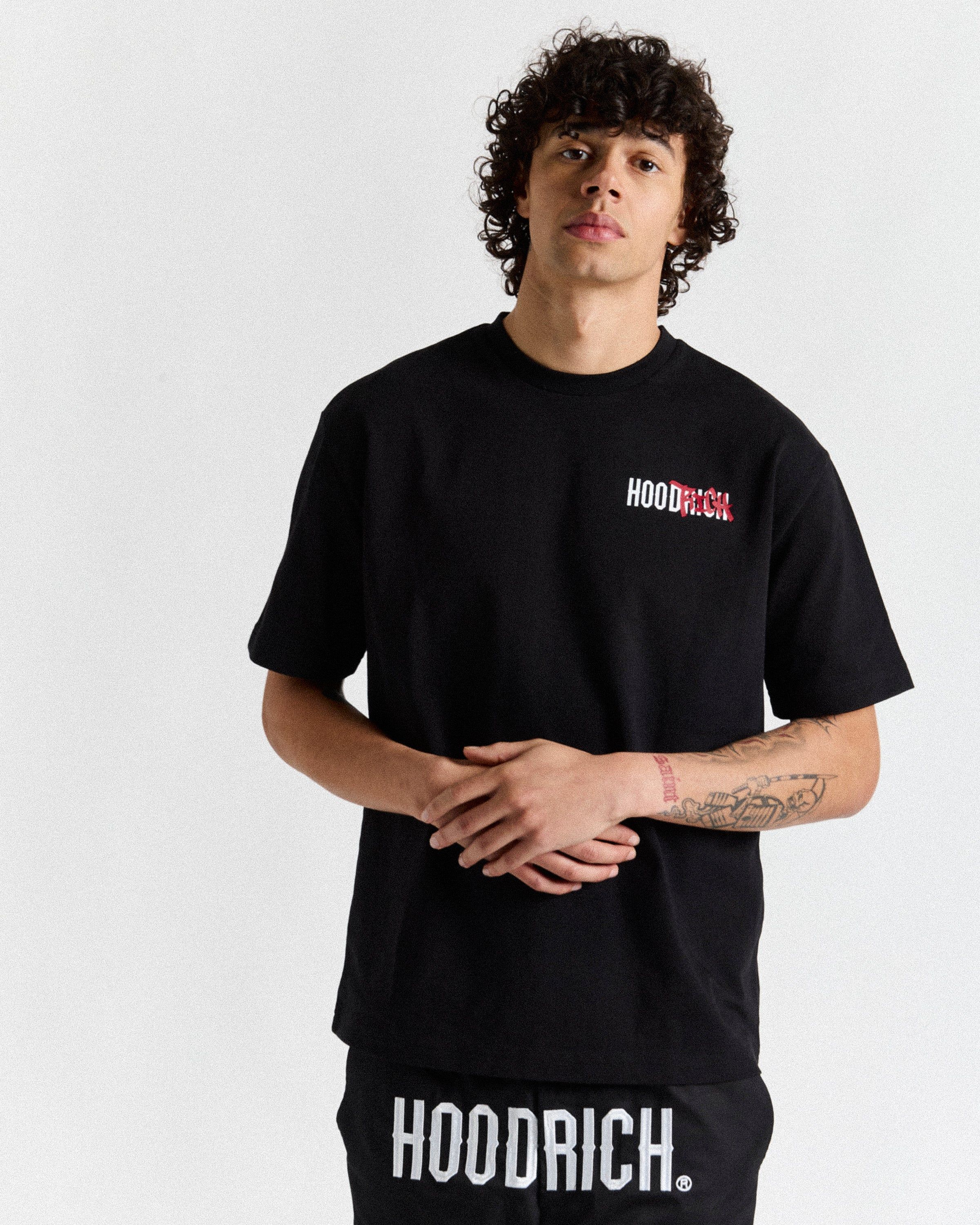 Graffiti Spray T-Shirt - Black/Blue/Red sold by Hoodrich product image thumbnail 2