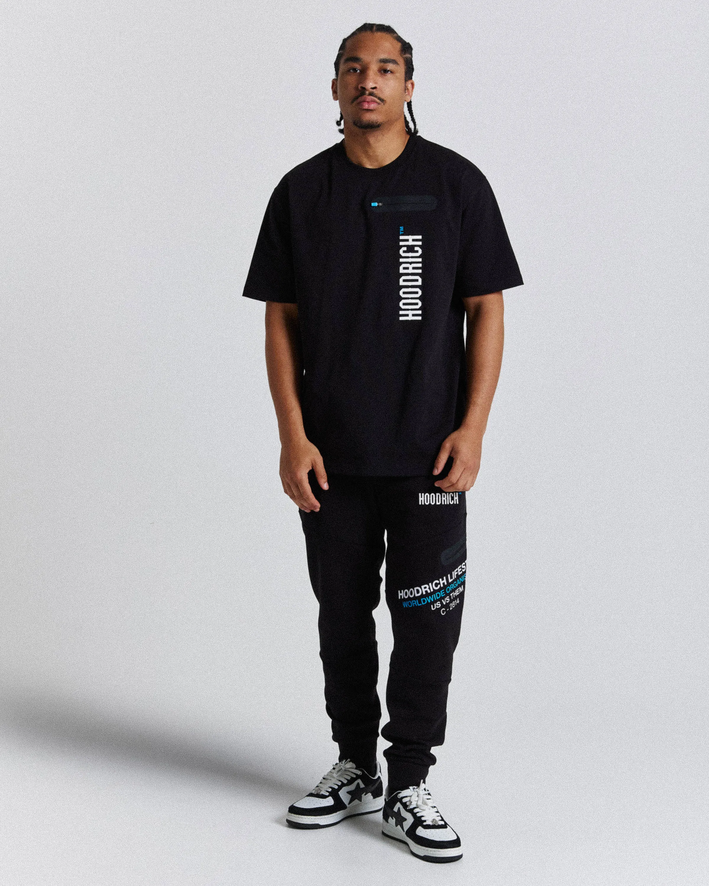 Circuit T-Shirt - Black/White/Blue sold by Hoodrich product image thumbnail 3