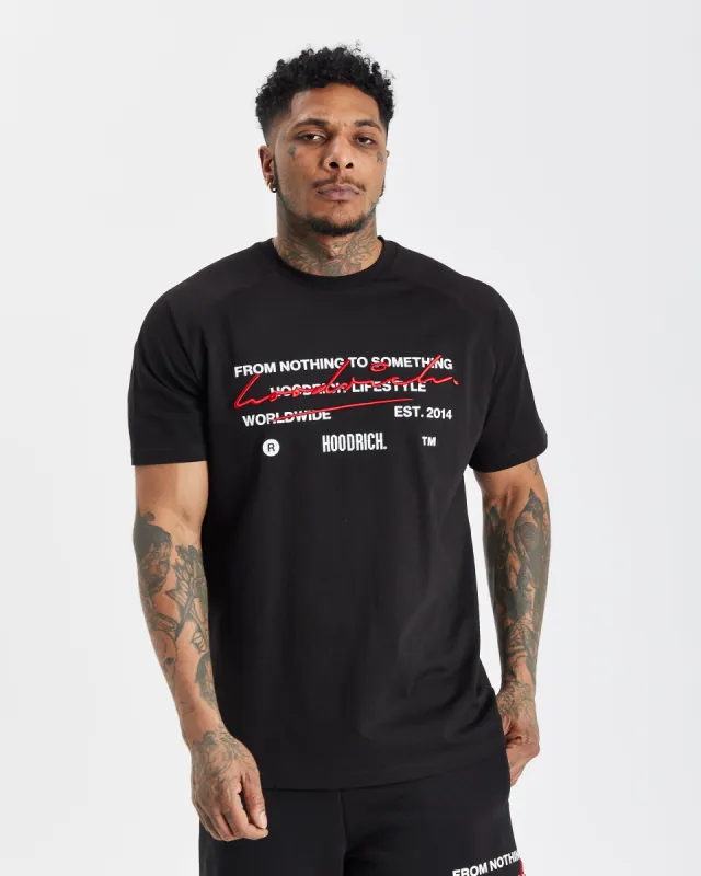 OG Cruzade T-shirt - Black/White/Red sold by Hoodrich