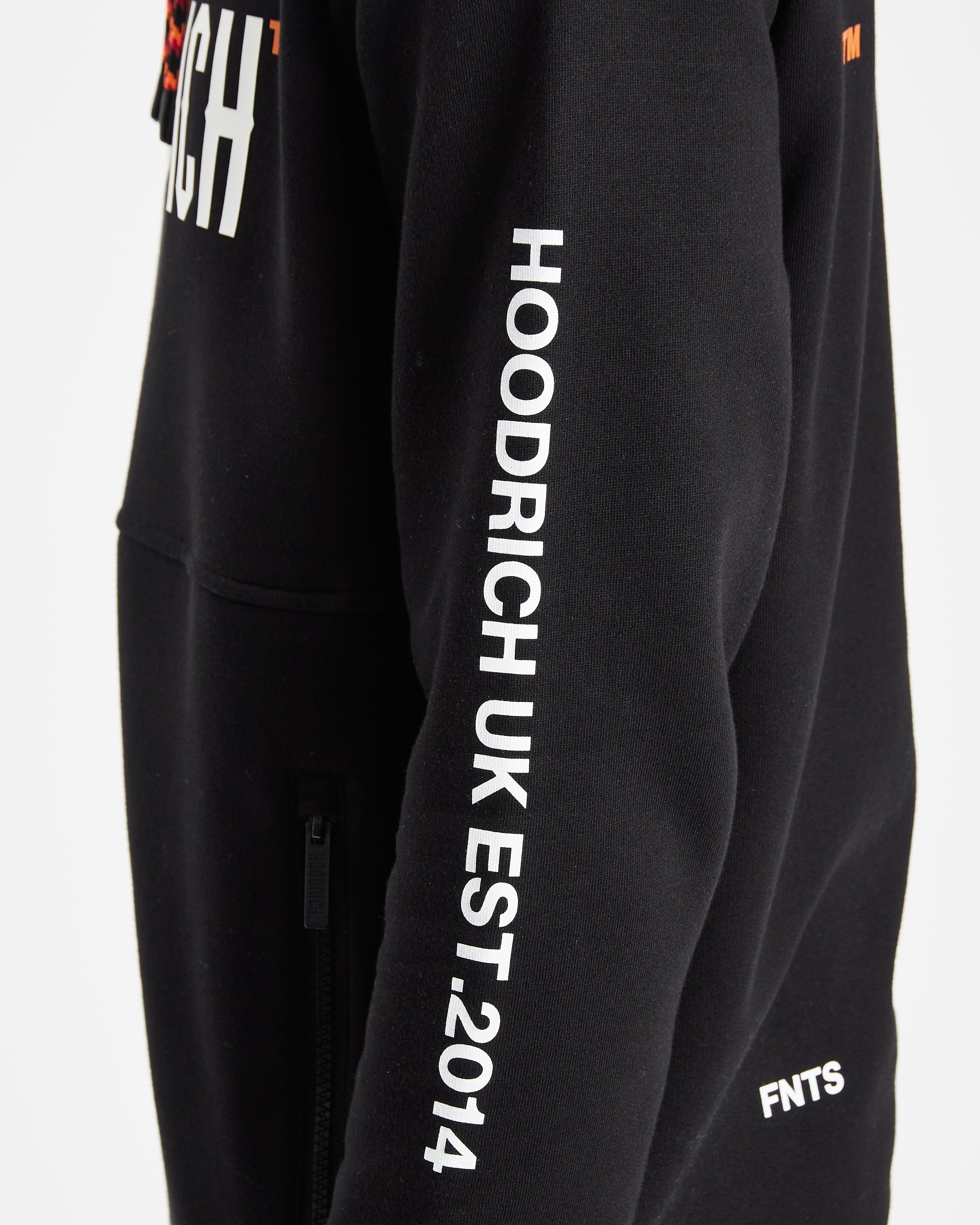 OG Limit Hoodie - Black/White/Flame sold by Hoodrich product image thumbnail 7