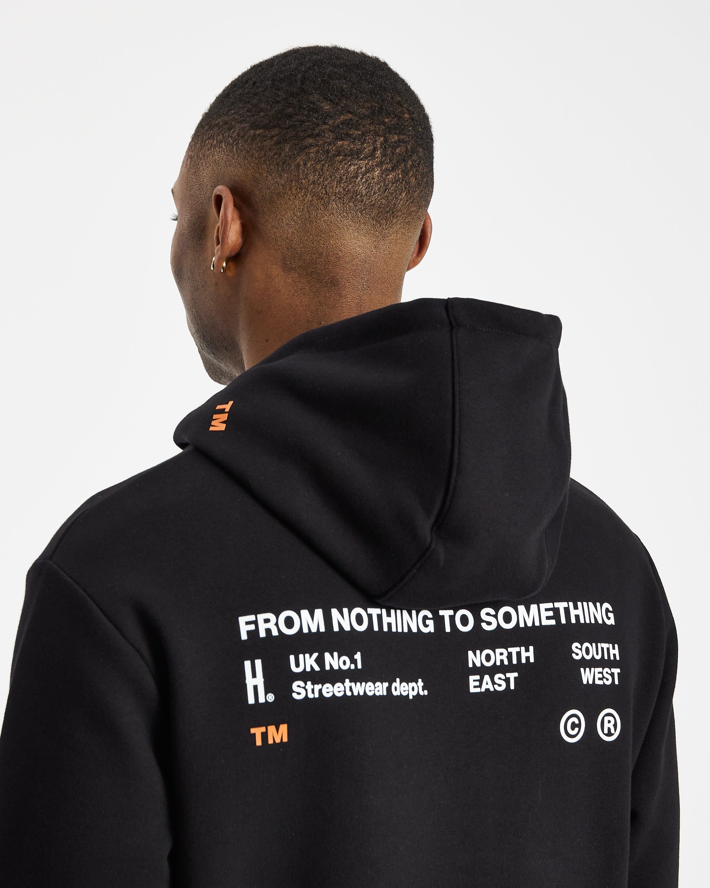 OG Limit Hoodie - Black/White/Flame sold by Hoodrich product image thumbnail 2