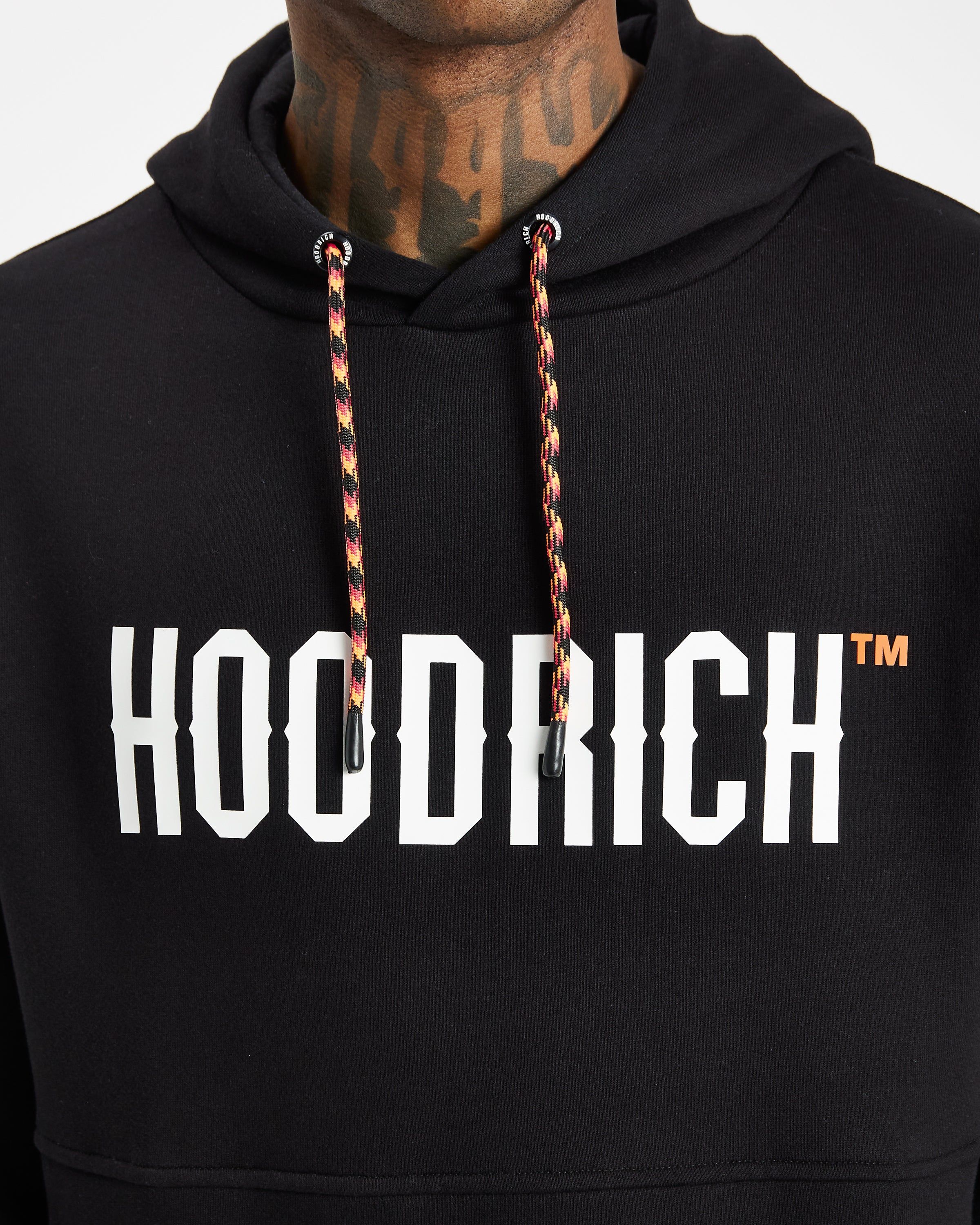 OG Limit Hoodie - Black/White/Flame sold by Hoodrich product image thumbnail 3