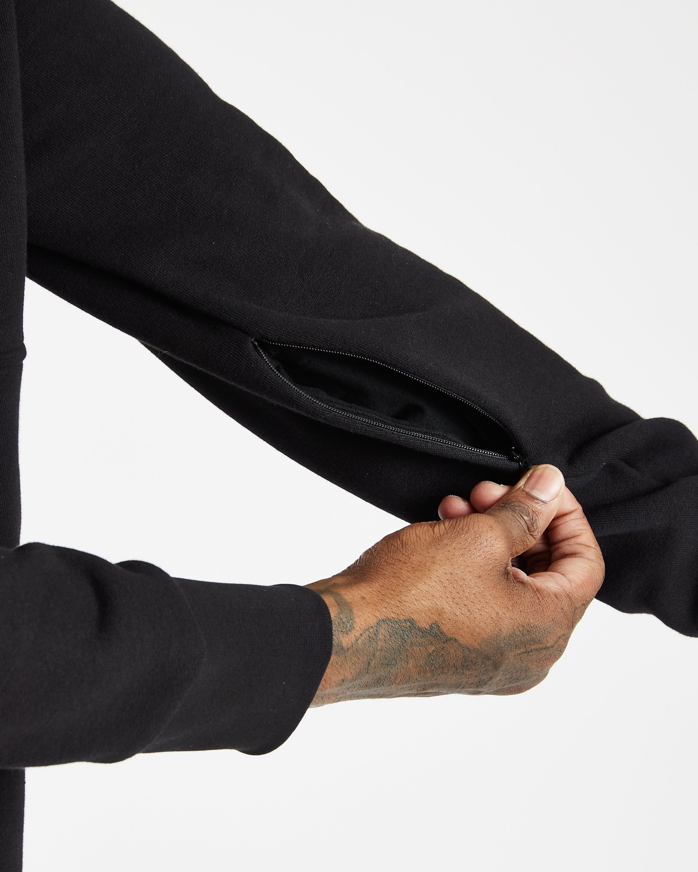 OG Limit Hoodie - Black/White/Flame sold by Hoodrich product image thumbnail 8