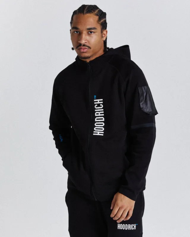Circuit Hoodie - Black/White/Blue sold by Hoodrich