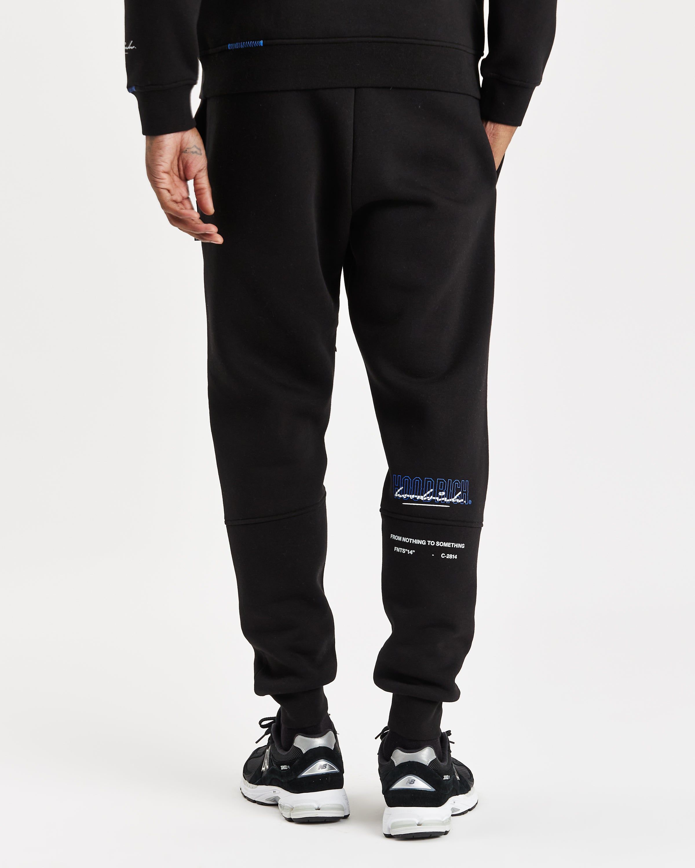 OG Blend V2 Joggers - Black/Déjà vu Blue/White sold by Hoodrich product image thumbnail 5