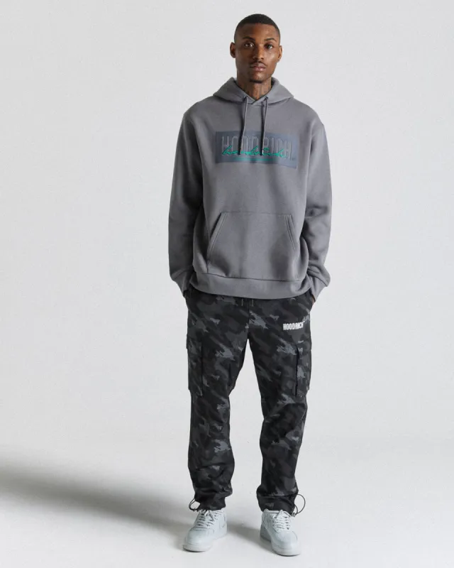 Etch Hoodie - Grey/Green sold by Hoodrich