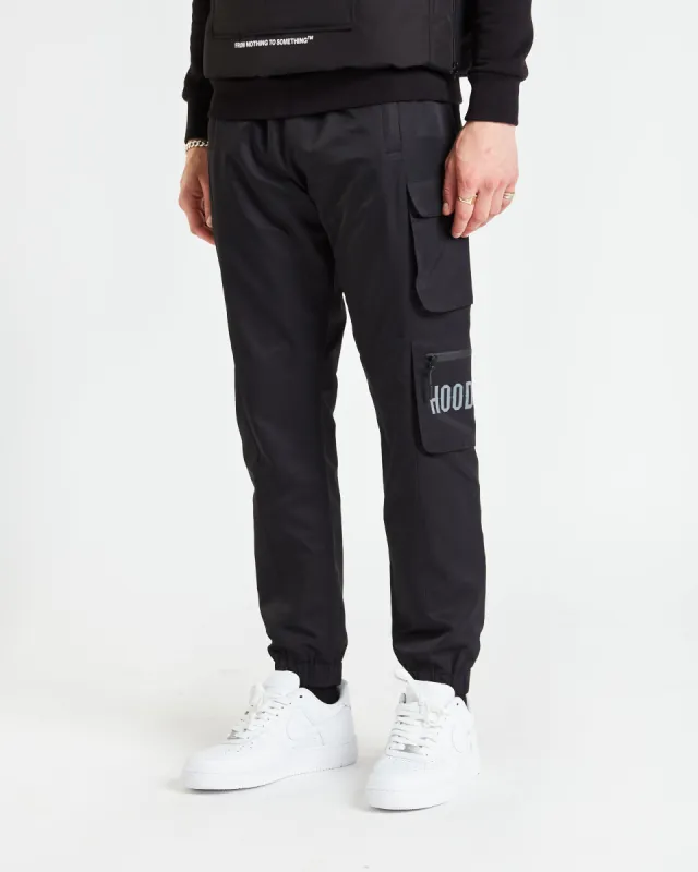 OG Astro Cargo Pant - Black/Reflective sold by Hoodrich