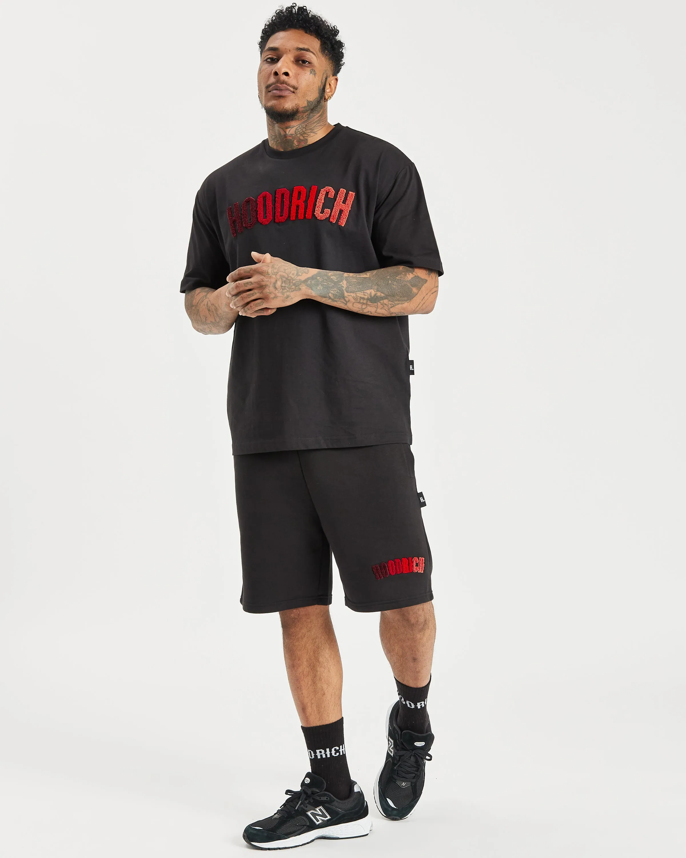 OG Kraze Shorts - Black/Red sold by Hoodrich product image thumbnail 3