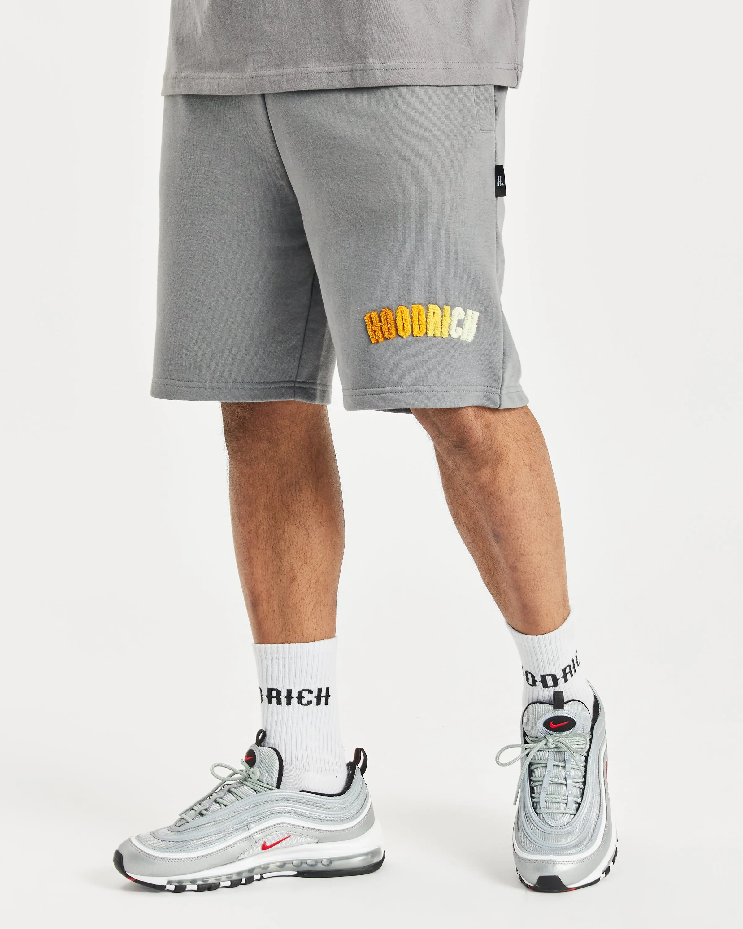 OG Kraze Shorts - Grey/Amber sold by Hoodrich product image thumbnail 2