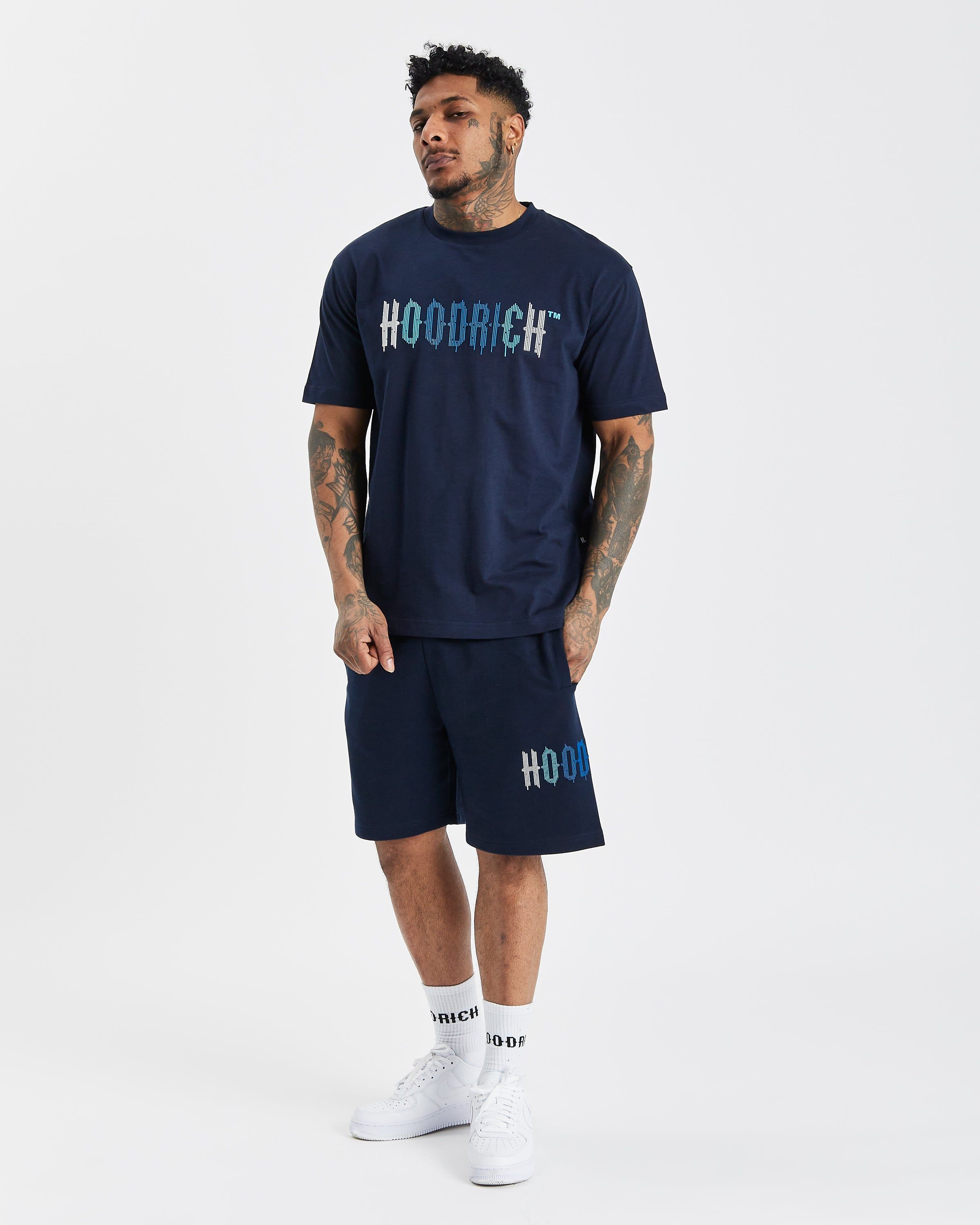 OG Dash T-shirt - Sky Captain/White/Azure Blue sold by Hoodrich product image thumbnail 3