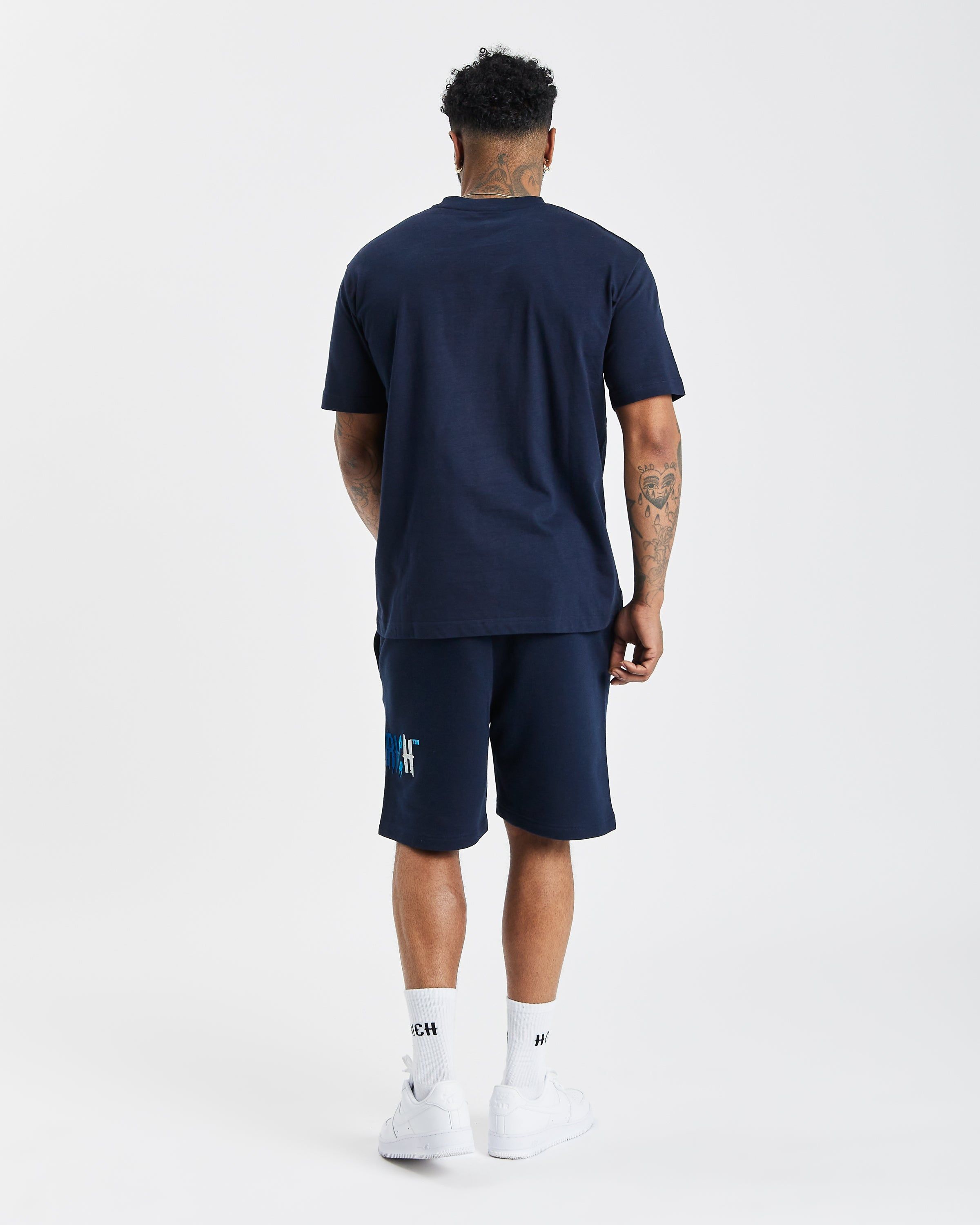 OG Dash T-shirt - Sky Captain/White/Azure Blue sold by Hoodrich product image thumbnail 4