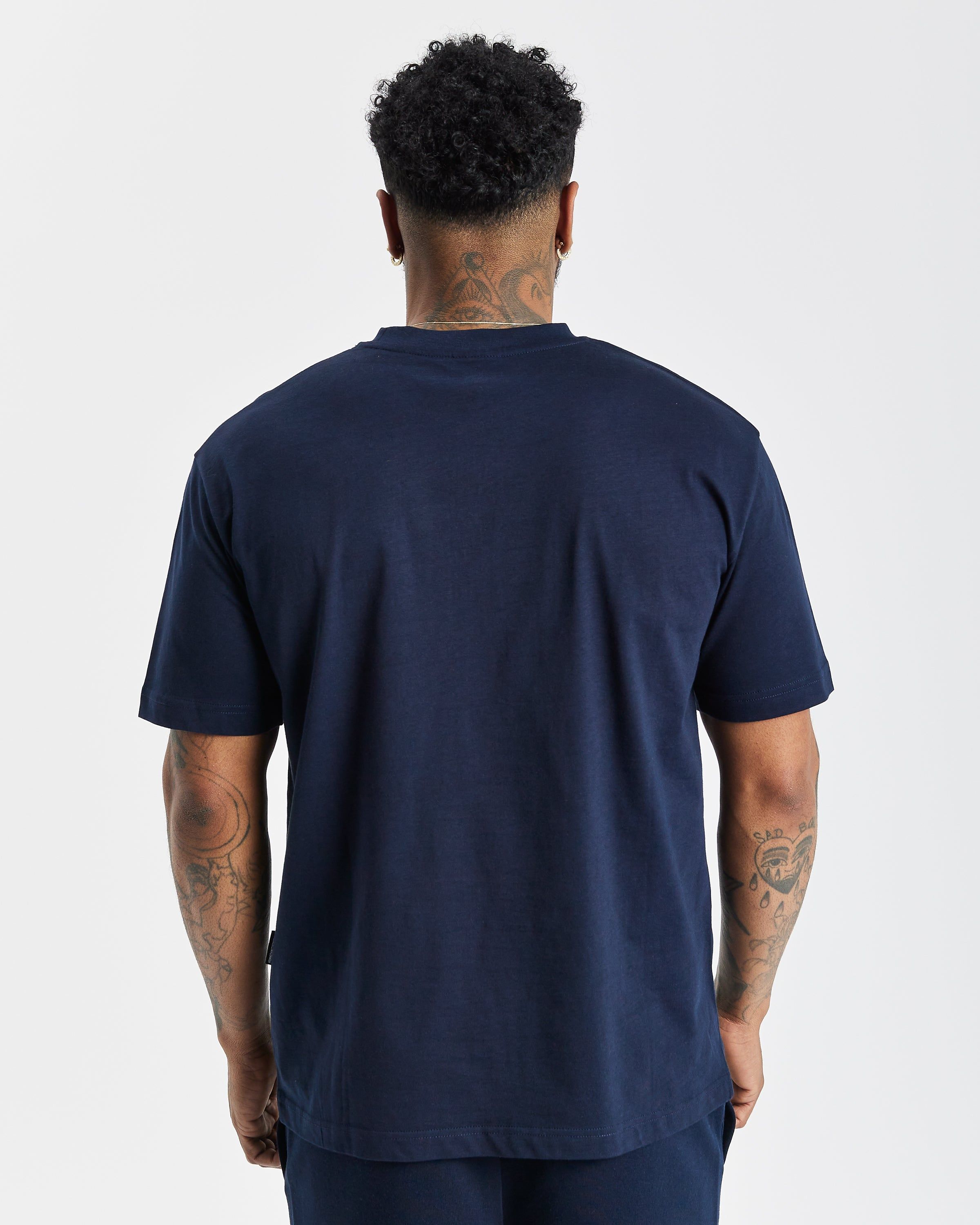 OG Dash T-shirt - Sky Captain/White/Azure Blue sold by Hoodrich product image thumbnail 6