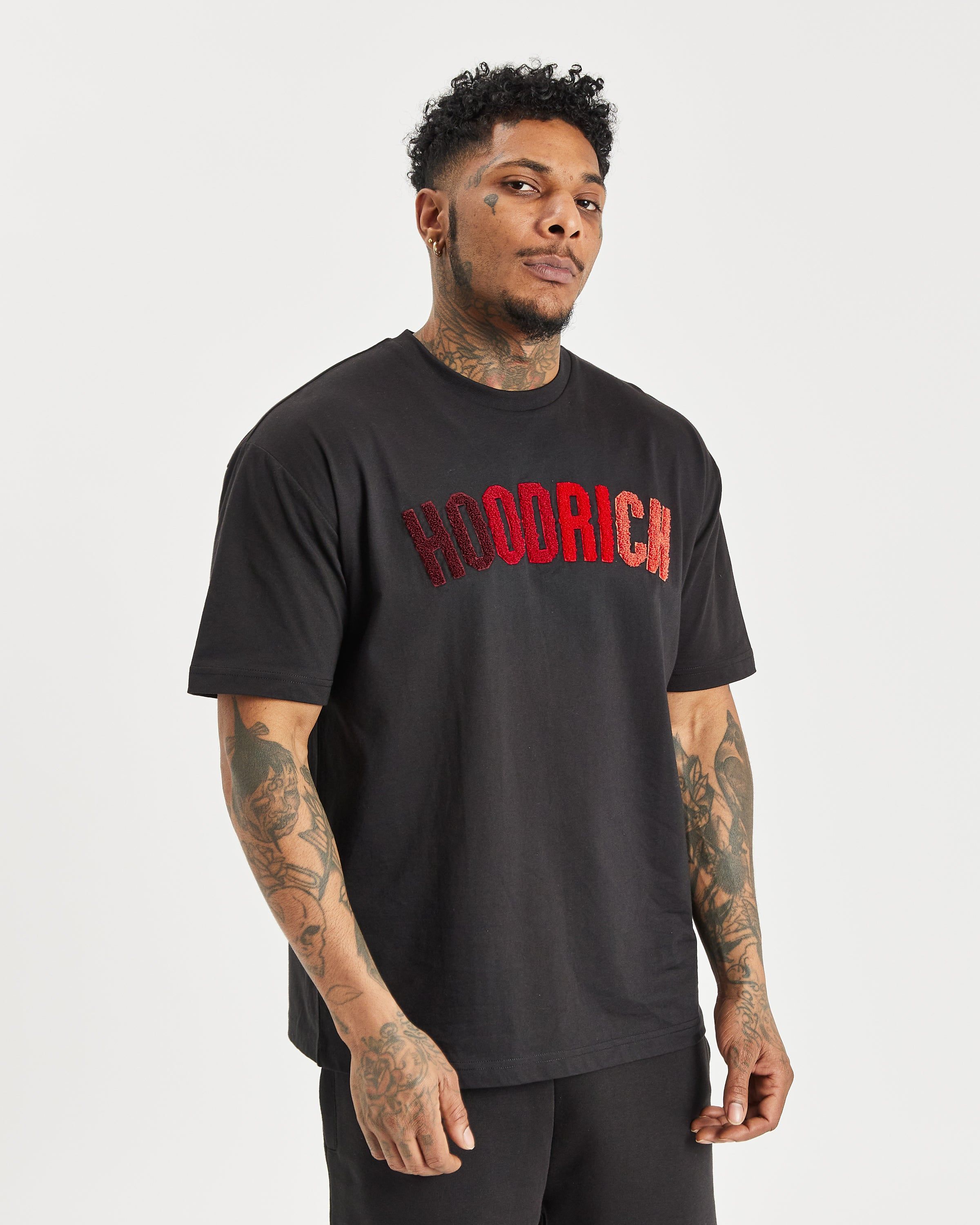 OG Kraze T-shirt - Black/Chili Pepper/Red sold by Hoodrich