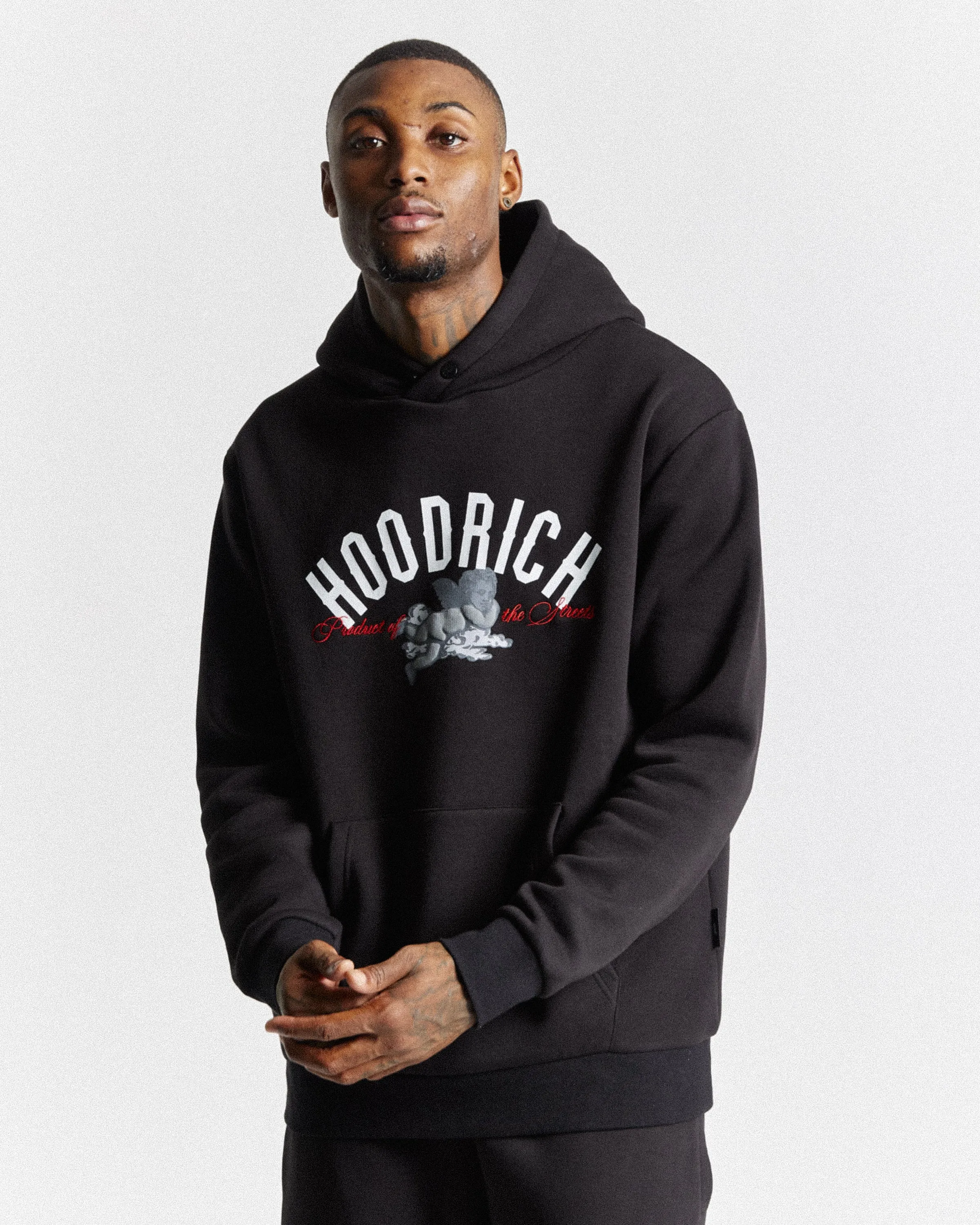 Empire Hoodie - Black/White/Red sold by Hoodrich product image thumbnail 2