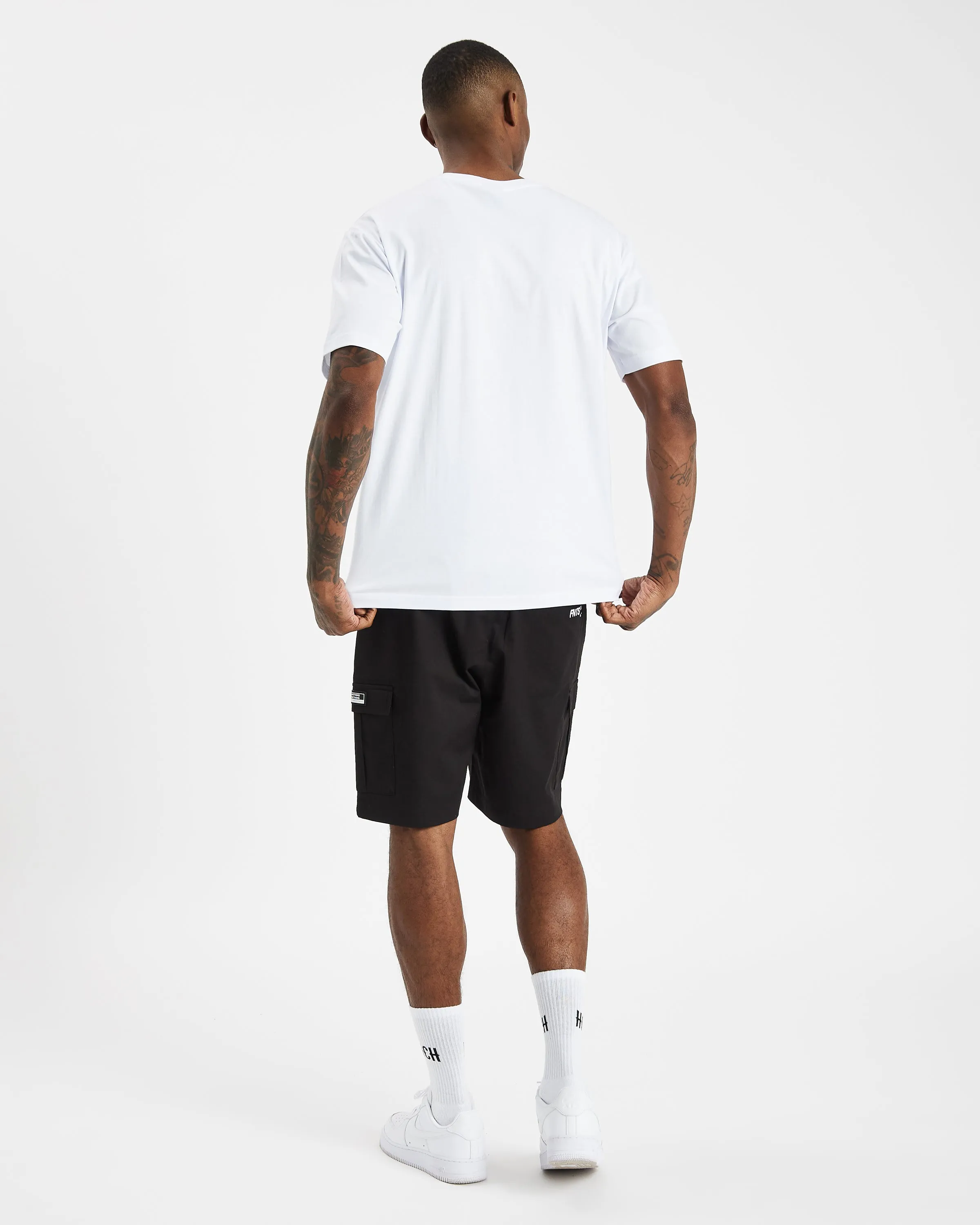 OG Hoop T-shirt - White/Black sold by Hoodrich product image thumbnail 4