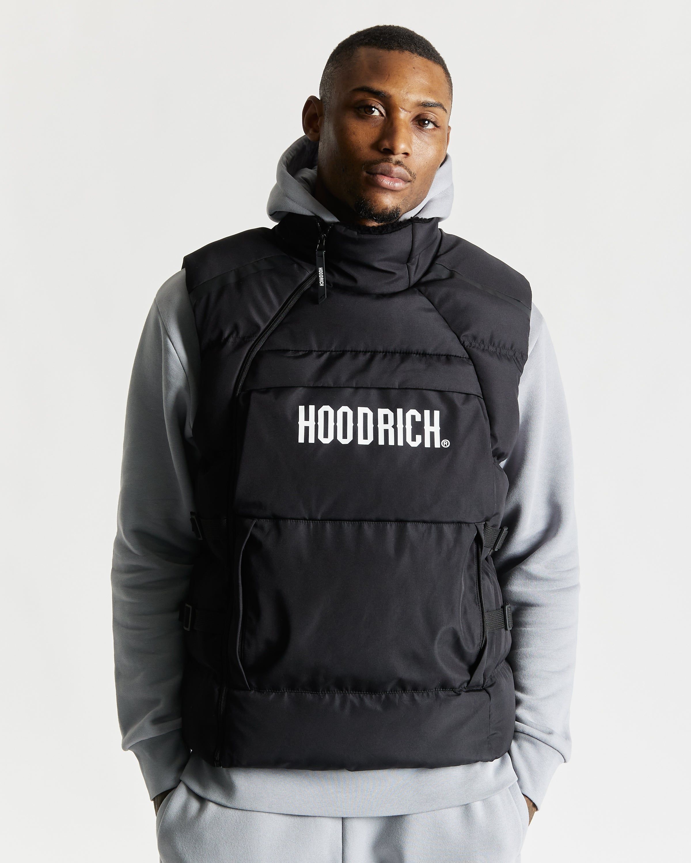 Carbon Gilet - Black/White sold by Hoodrich