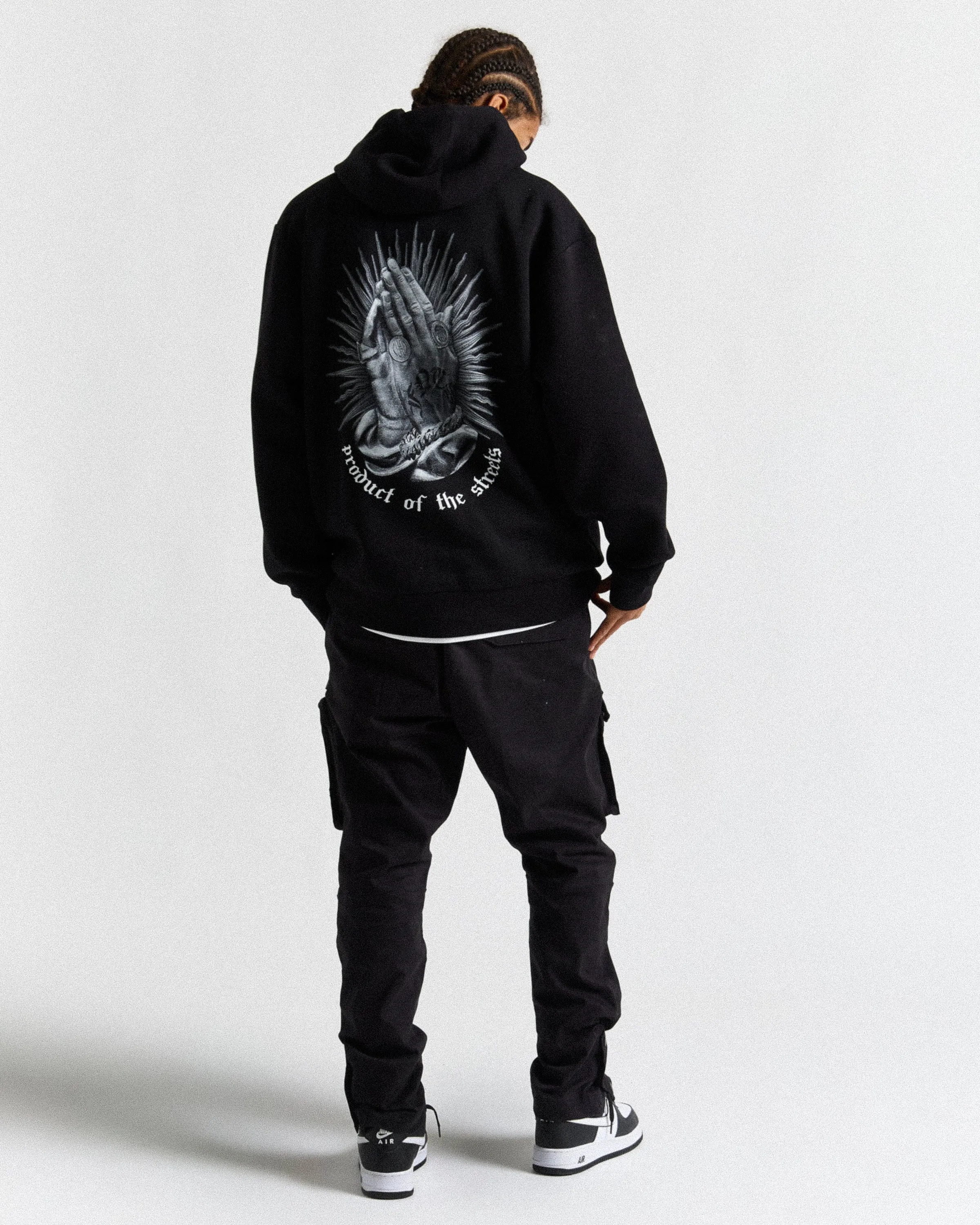 Ritual Backprint Hoodie - Black/White sold by Hoodrich product image thumbnail 5