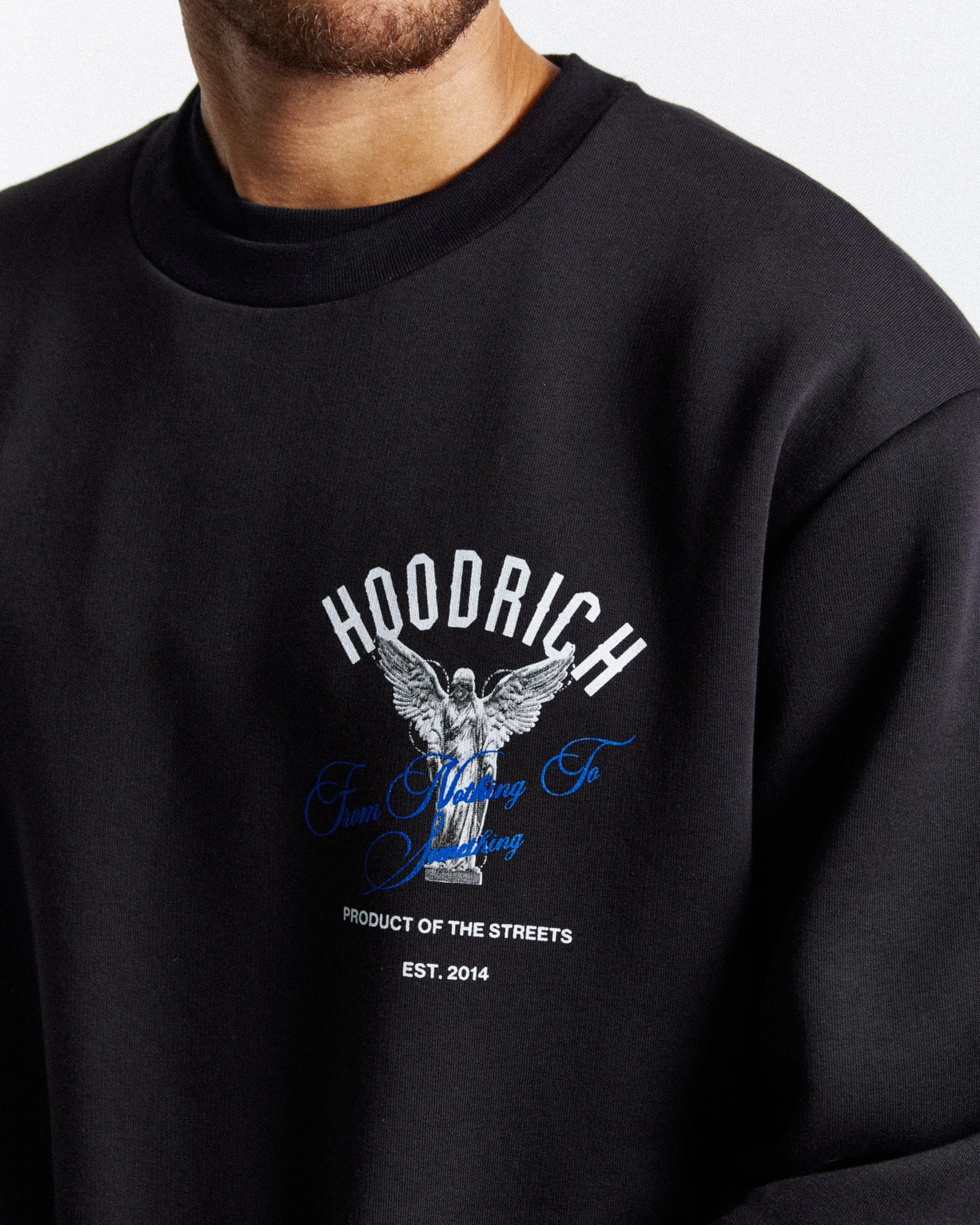 Vital Sweatshirt - Black/White/Blue sold by Hoodrich product image thumbnail 5