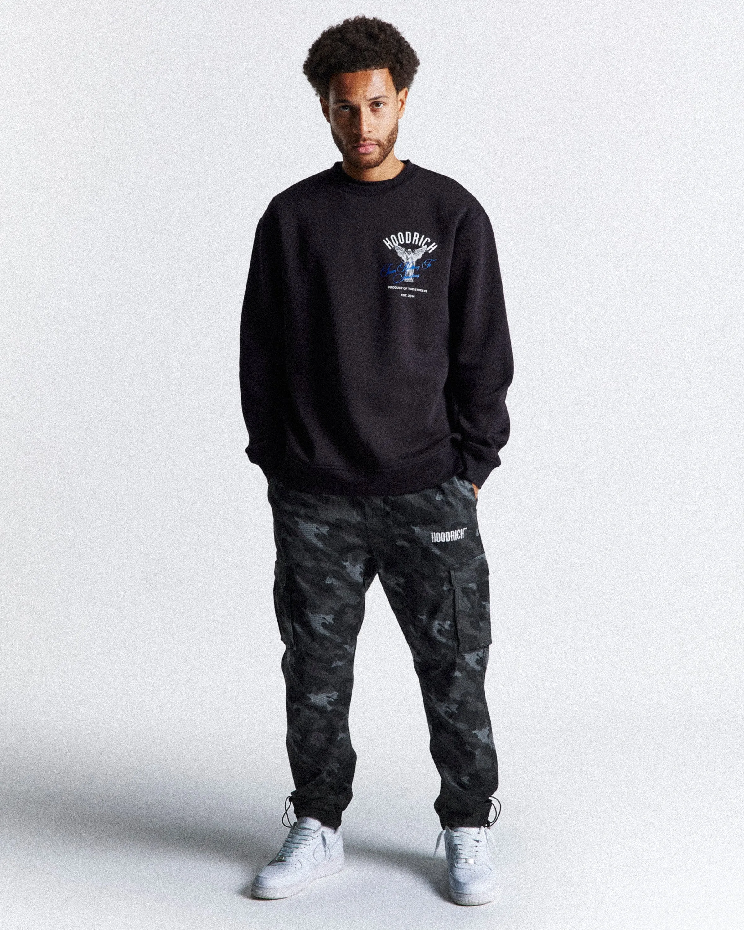 Vital Sweatshirt - Black/White/Blue sold by Hoodrich product image thumbnail 3