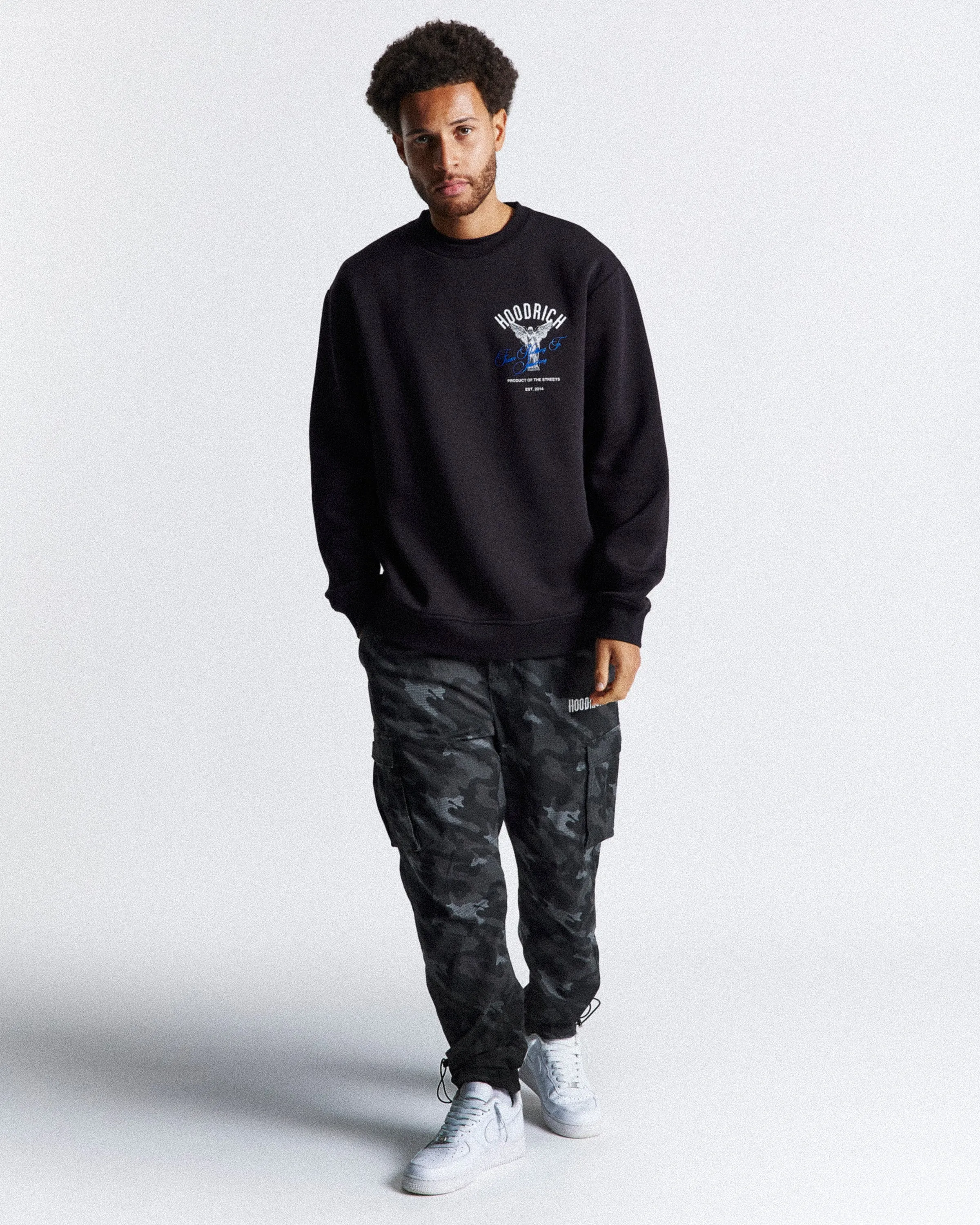 Vital Sweatshirt - Black/White/Blue sold by Hoodrich product image thumbnail 4