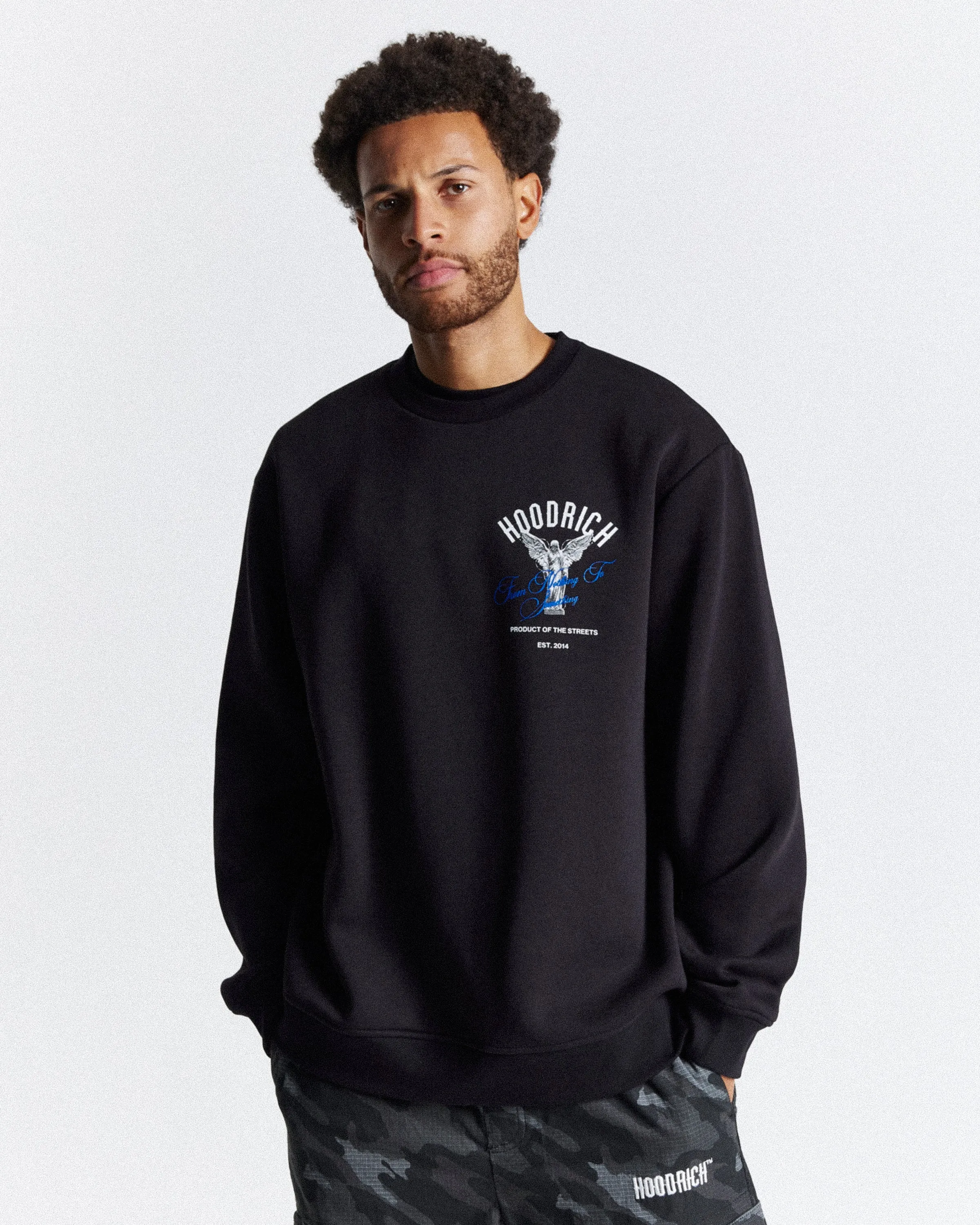 Vital Sweatshirt - Black/White/Blue sold by Hoodrich product image thumbnail 2