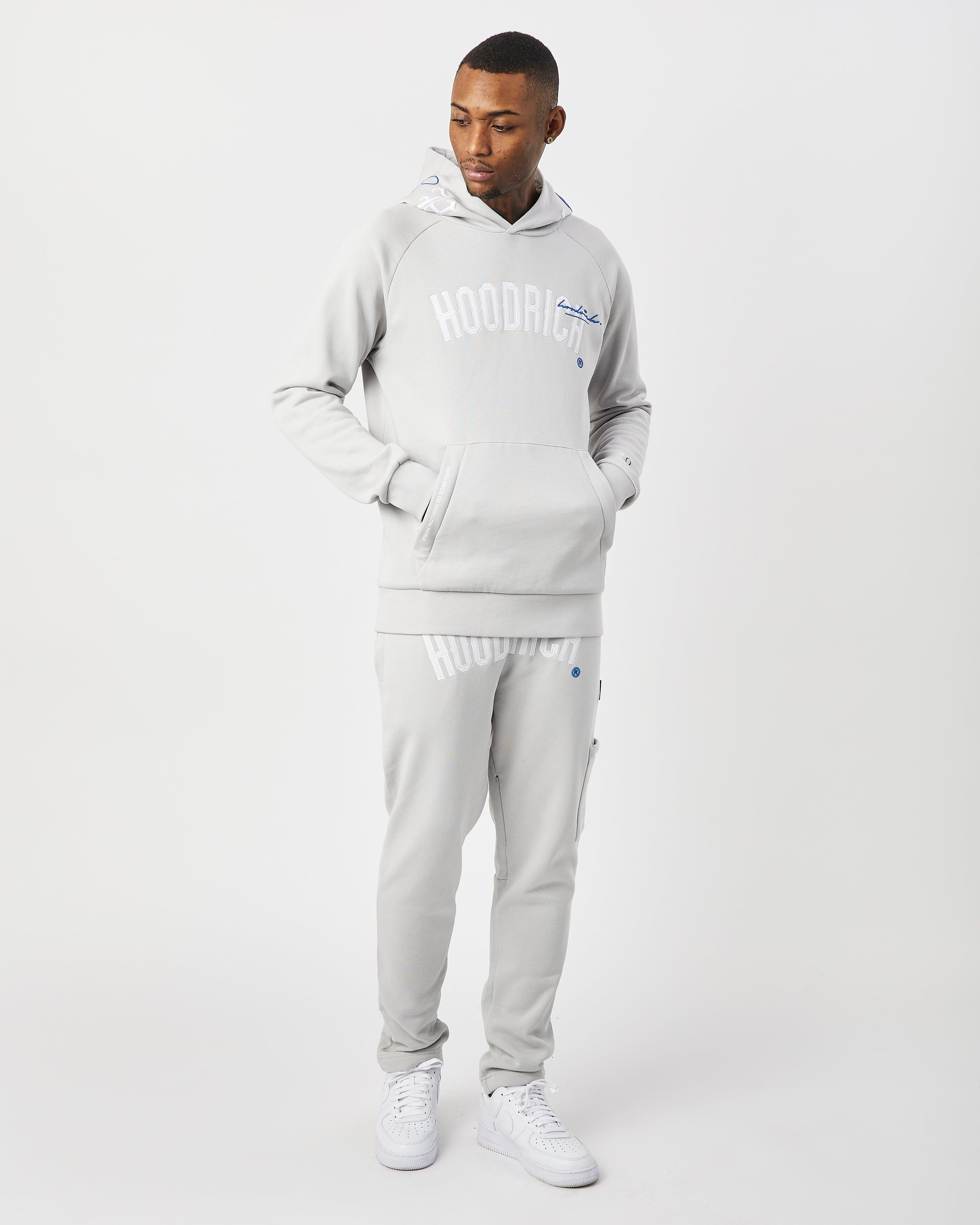 OG Heat Joggers - Light Grey/White/Blue sold by Hoodrich product image thumbnail 4