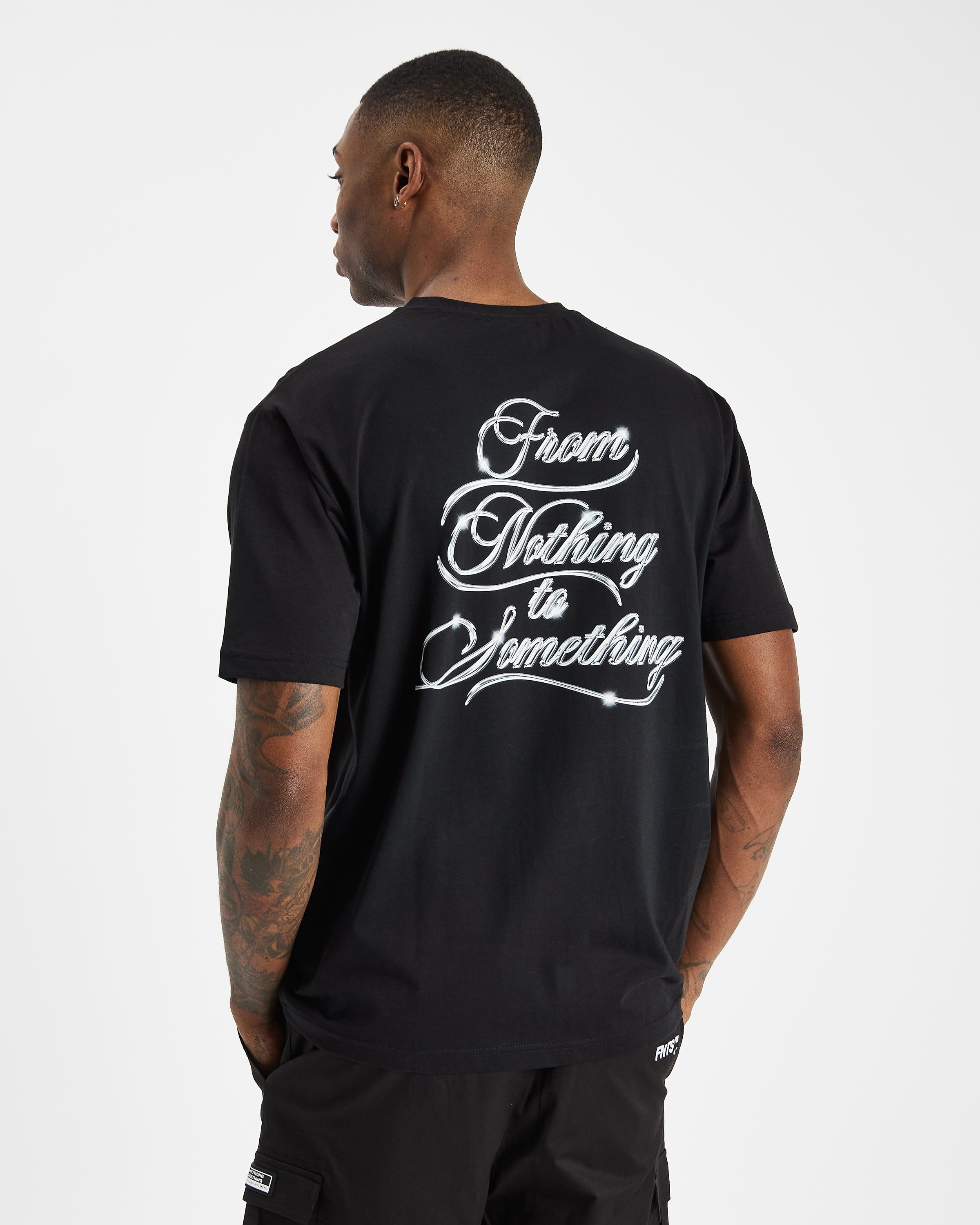 OG Chrome T-shirt - Black/Chrome sold by Hoodrich