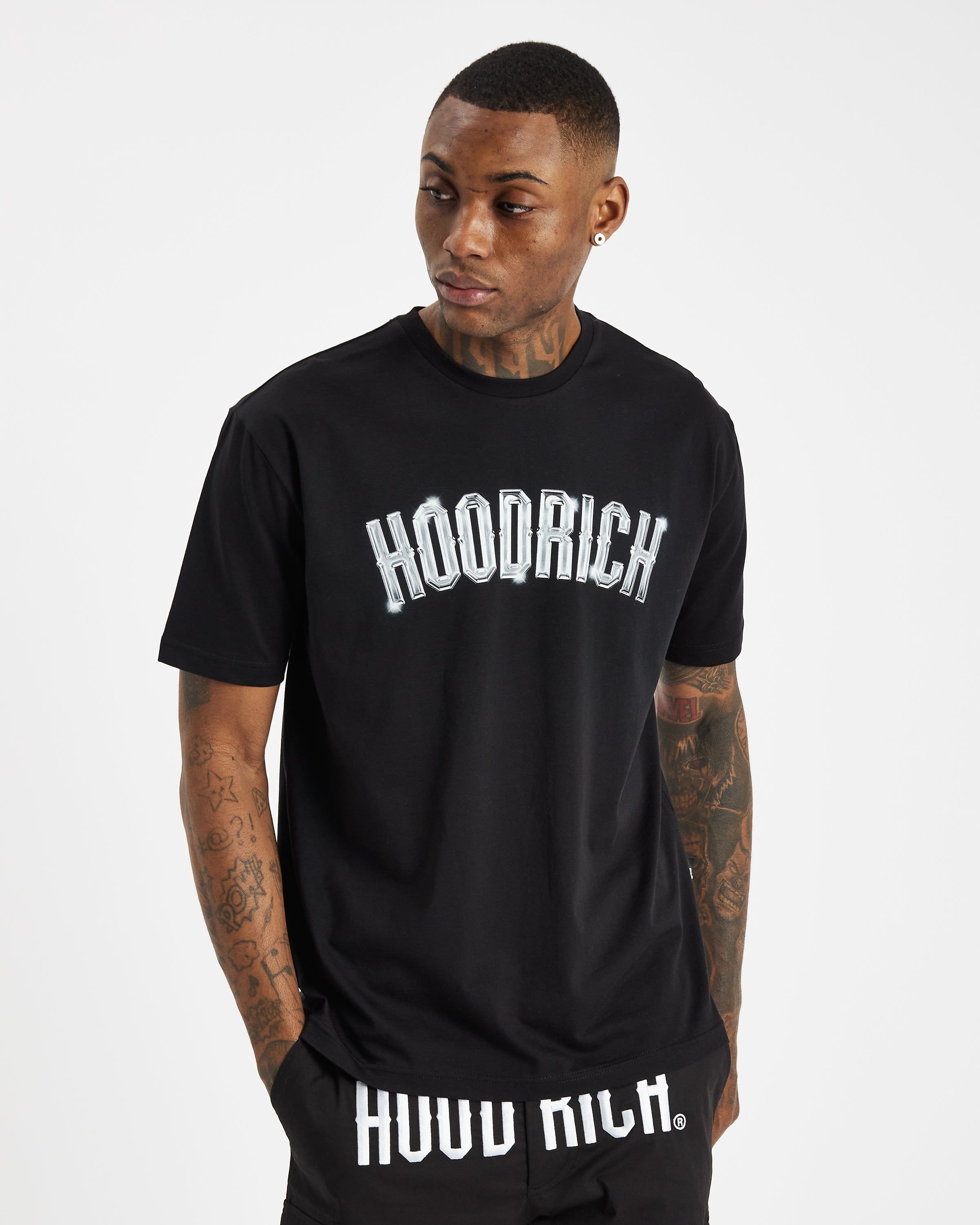 OG Chrome T-shirt - Black/Chrome sold by Hoodrich product image thumbnail 2