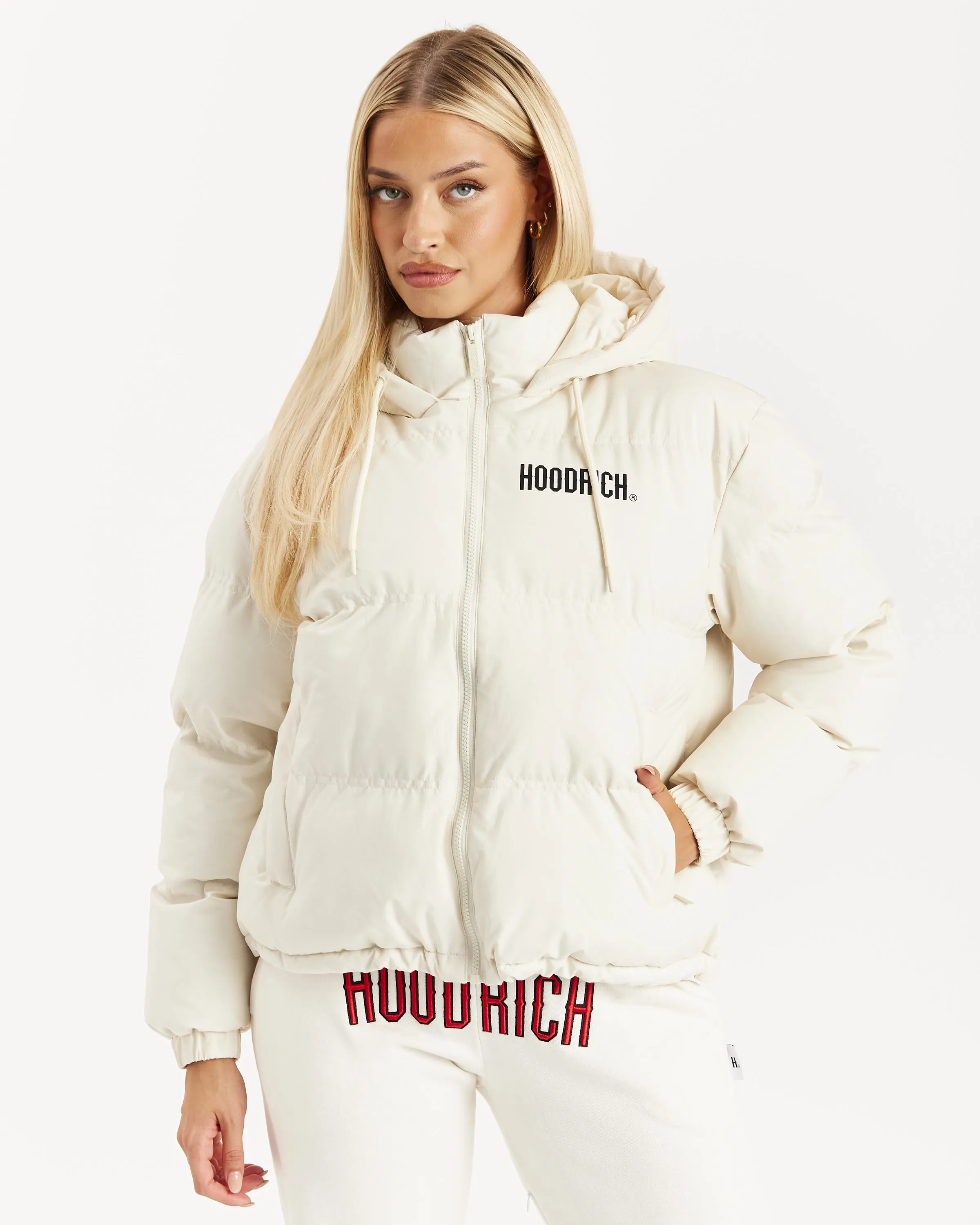 Sienna Jacket - Cream sold by Hoodrich product image thumbnail 3