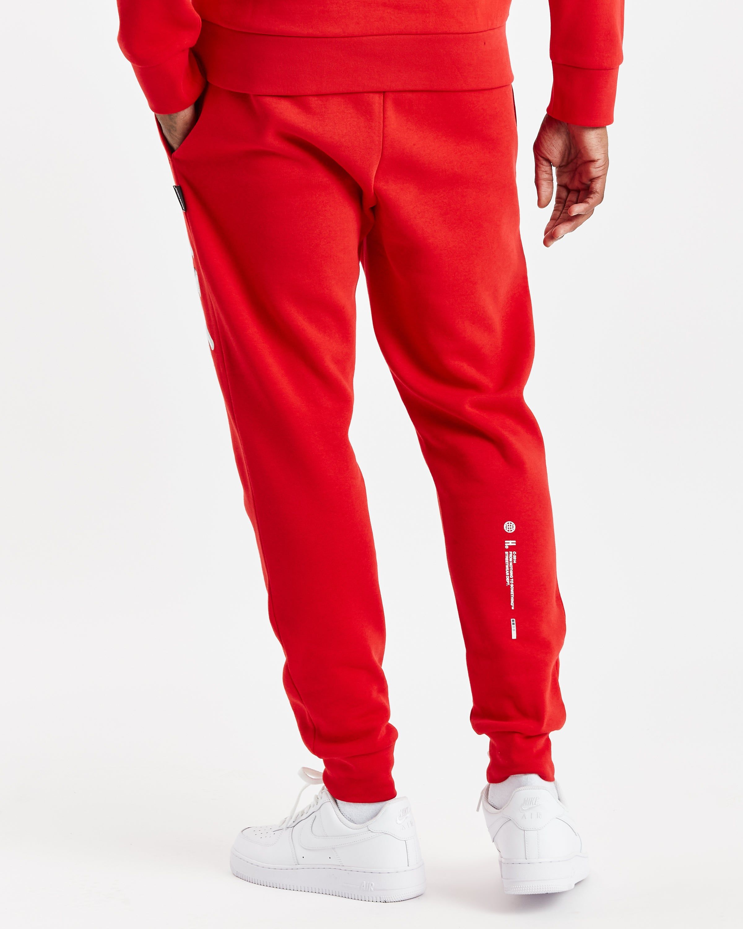 OG Ink Joggers - Lychee/White sold by Hoodrich product image thumbnail 3
