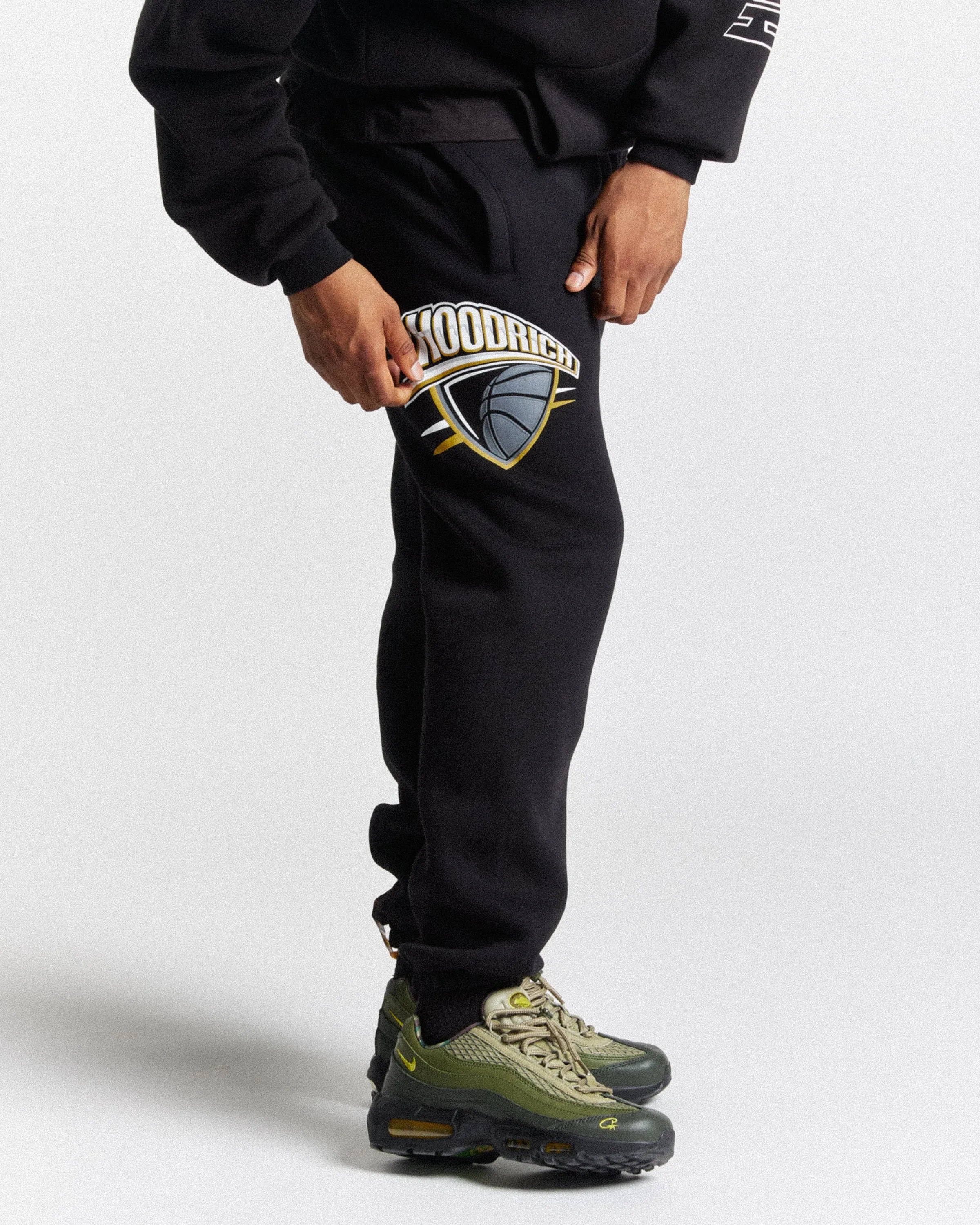 Zenith Oversized Joggers - Black/White/Gold sold by Hoodrich product image thumbnail 3