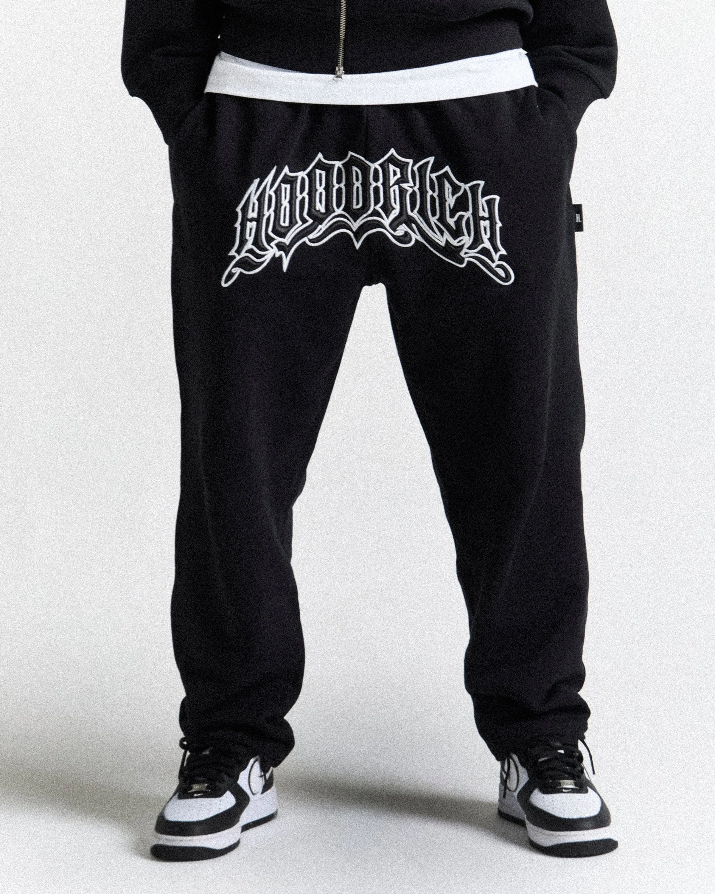Ritual Joggers - Black/White sold by Hoodrich