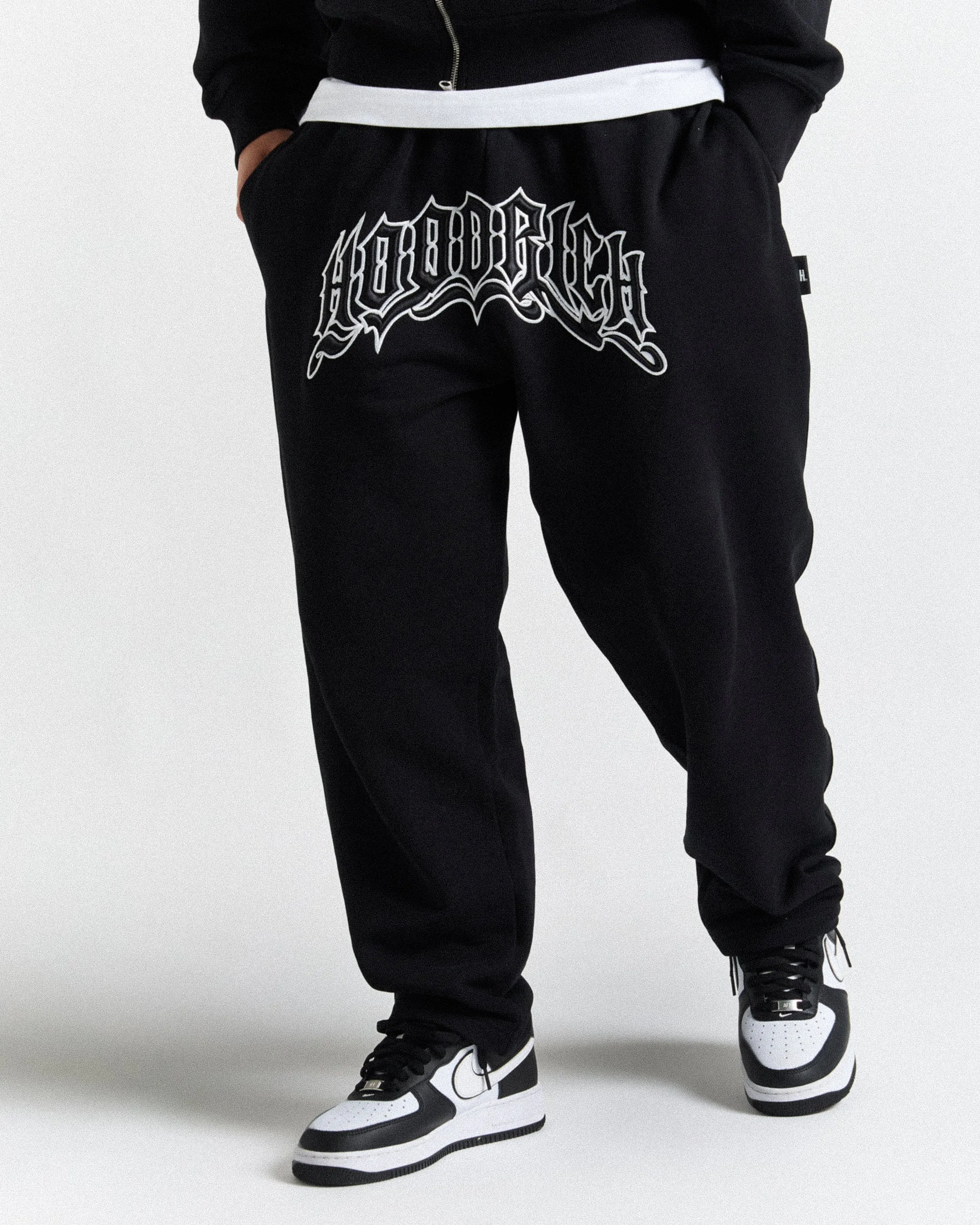 Ritual Joggers - Black/White sold by Hoodrich product image thumbnail 4