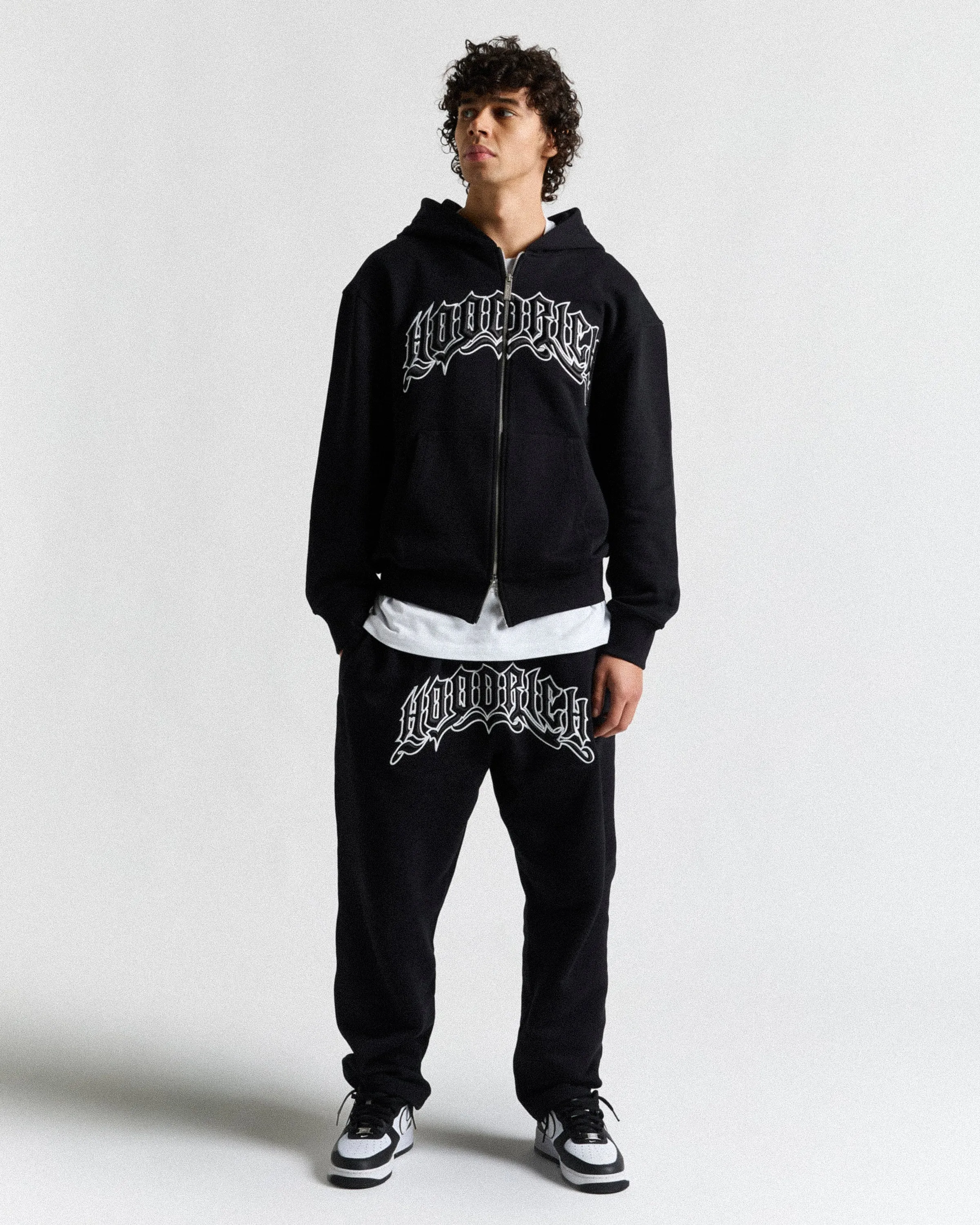 Ritual Joggers - Black/White sold by Hoodrich product image thumbnail 2