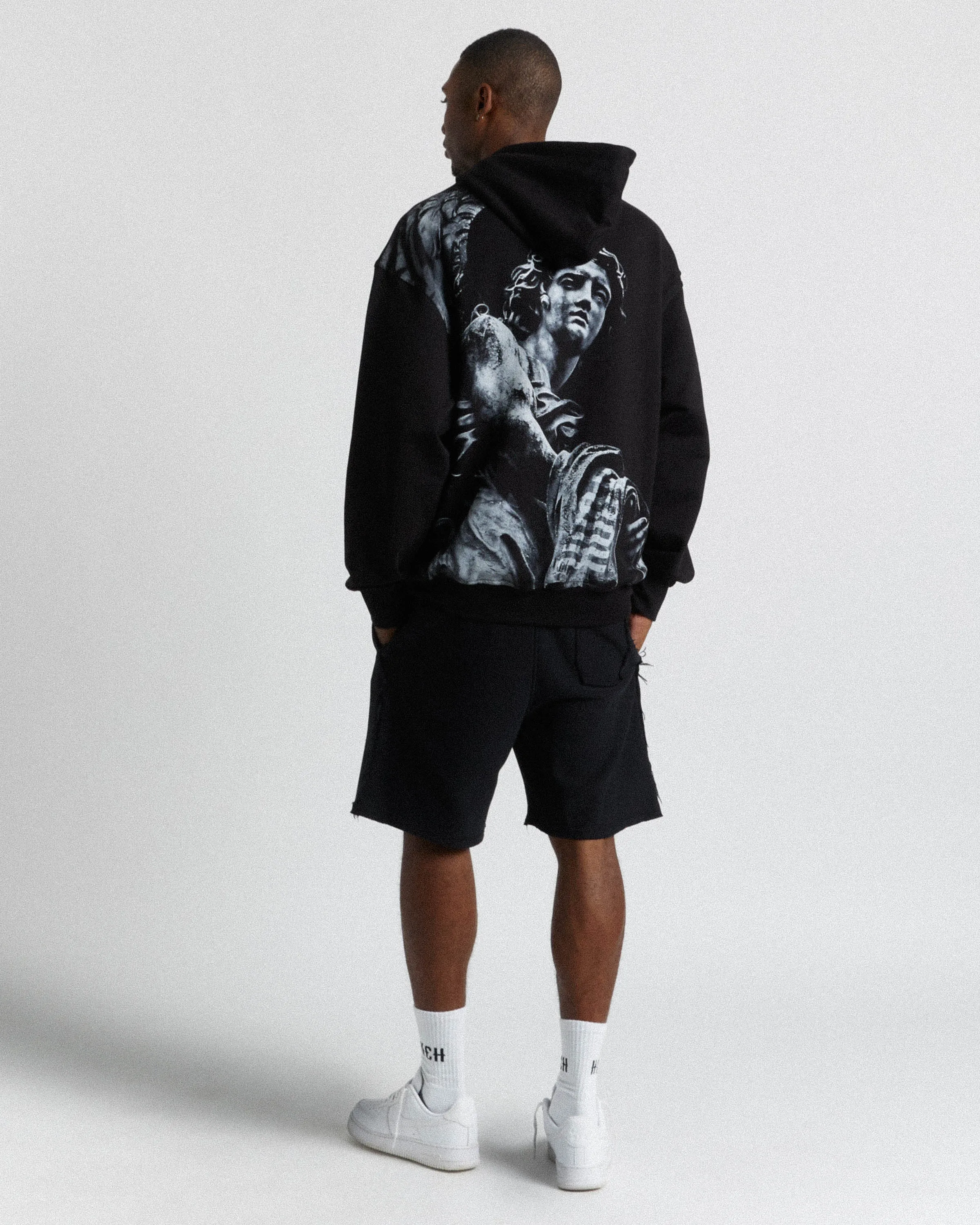 Renaissance Archangel Hoodie - Black sold by Hoodrich product image thumbnail 4
